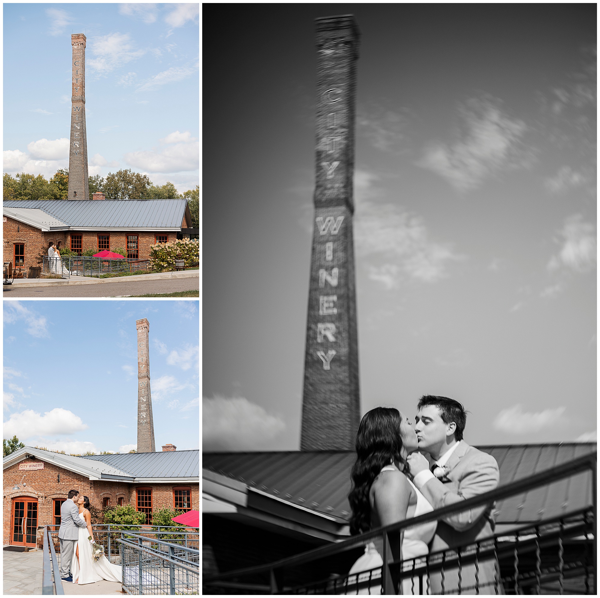 Picturesque city winery hudson valley wedding