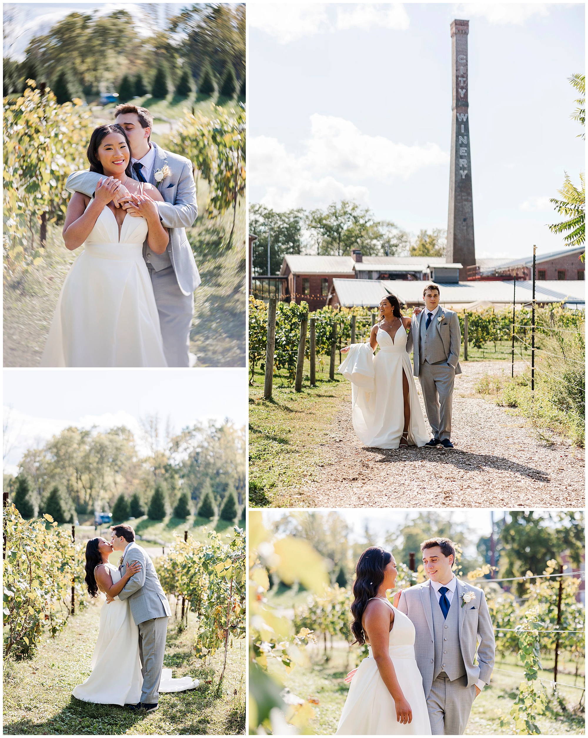 Lovely city winery hudson valley wedding