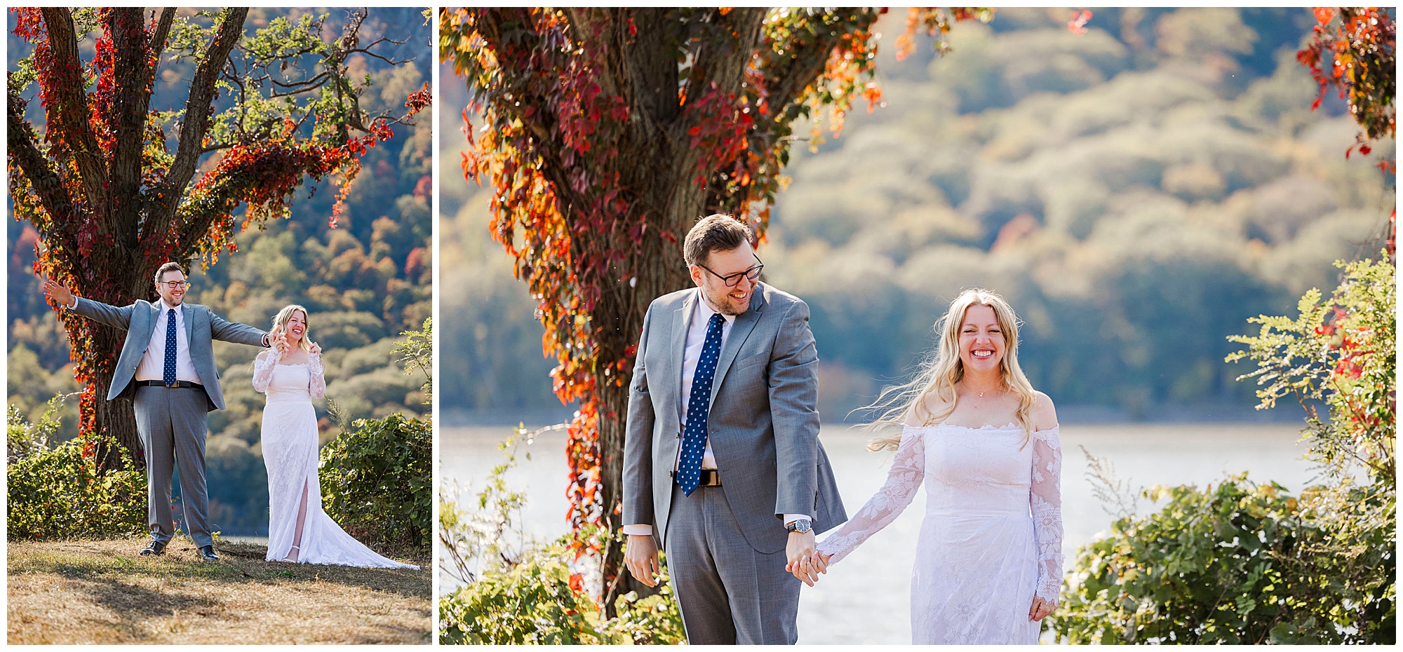 Sensational cold spring elopement in fall