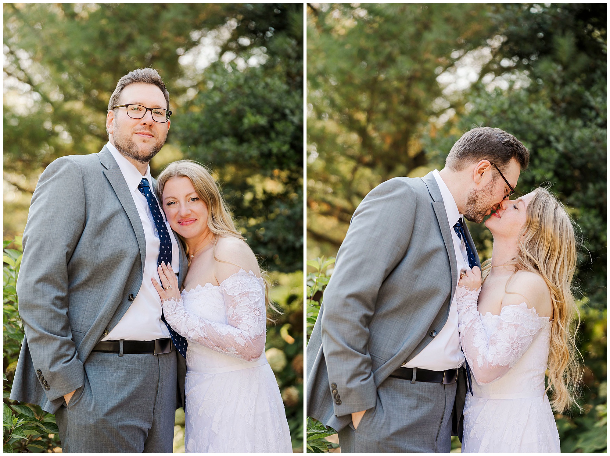 Unique cold spring elopement in fall