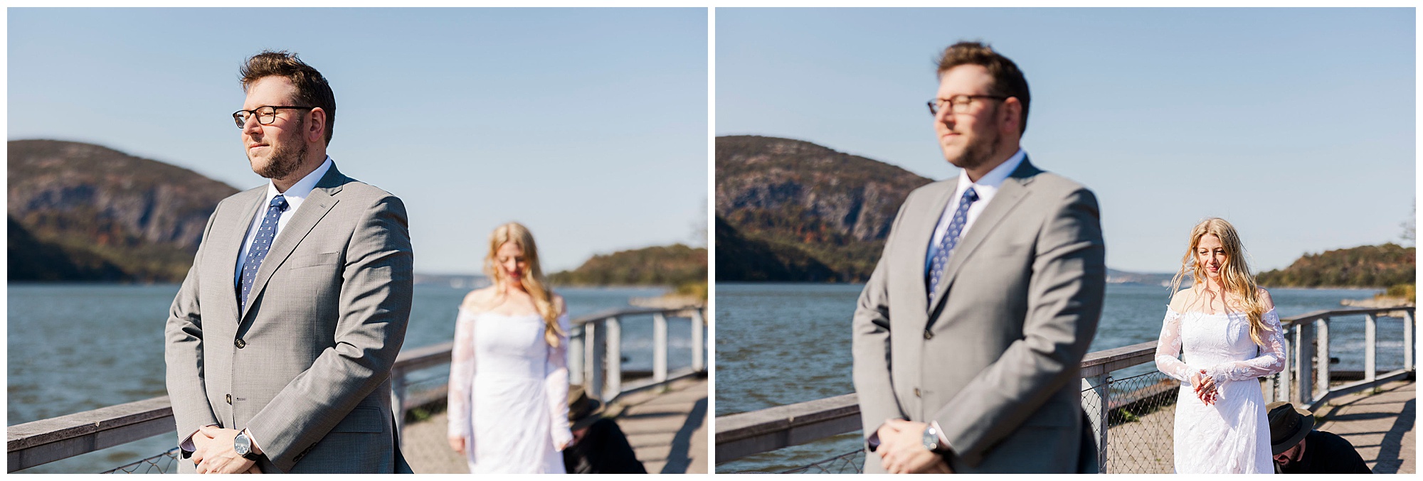 Classic cold spring elopement in fall