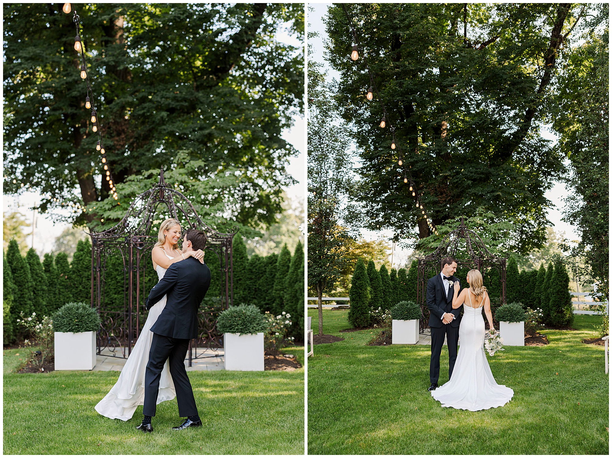 Striking briarcliff manor wedding reception