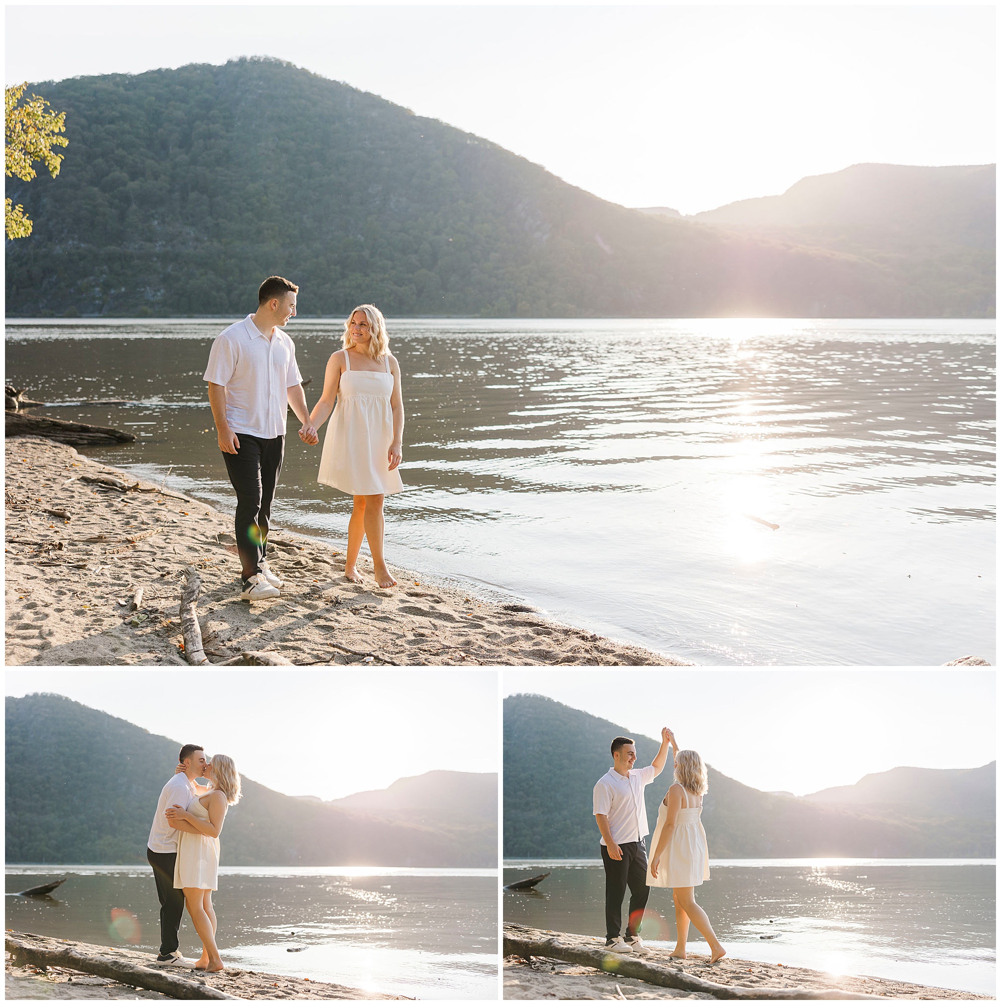 Dazzling little stony point park engagement photos