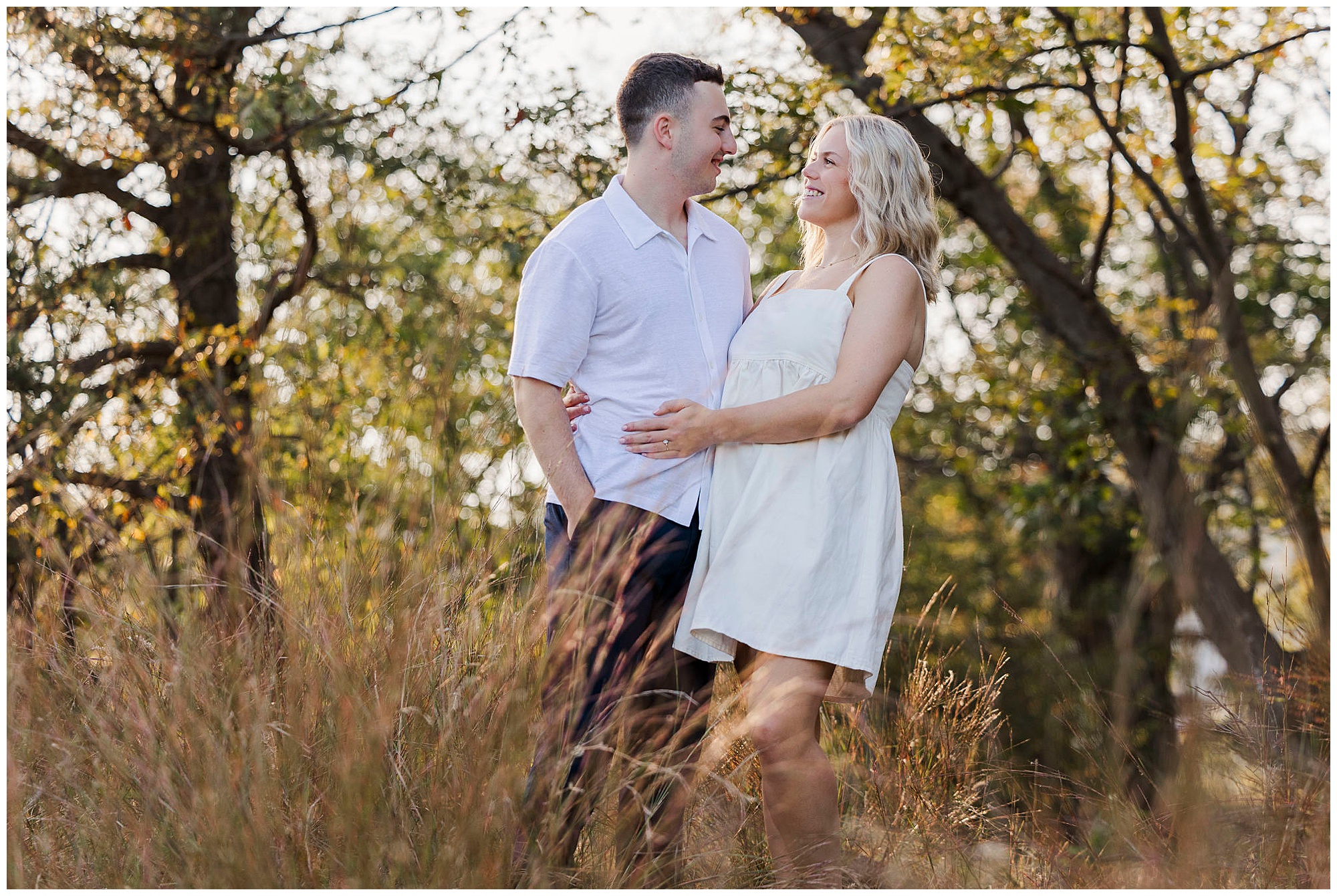 Heartfelt little stony point park engagement photos