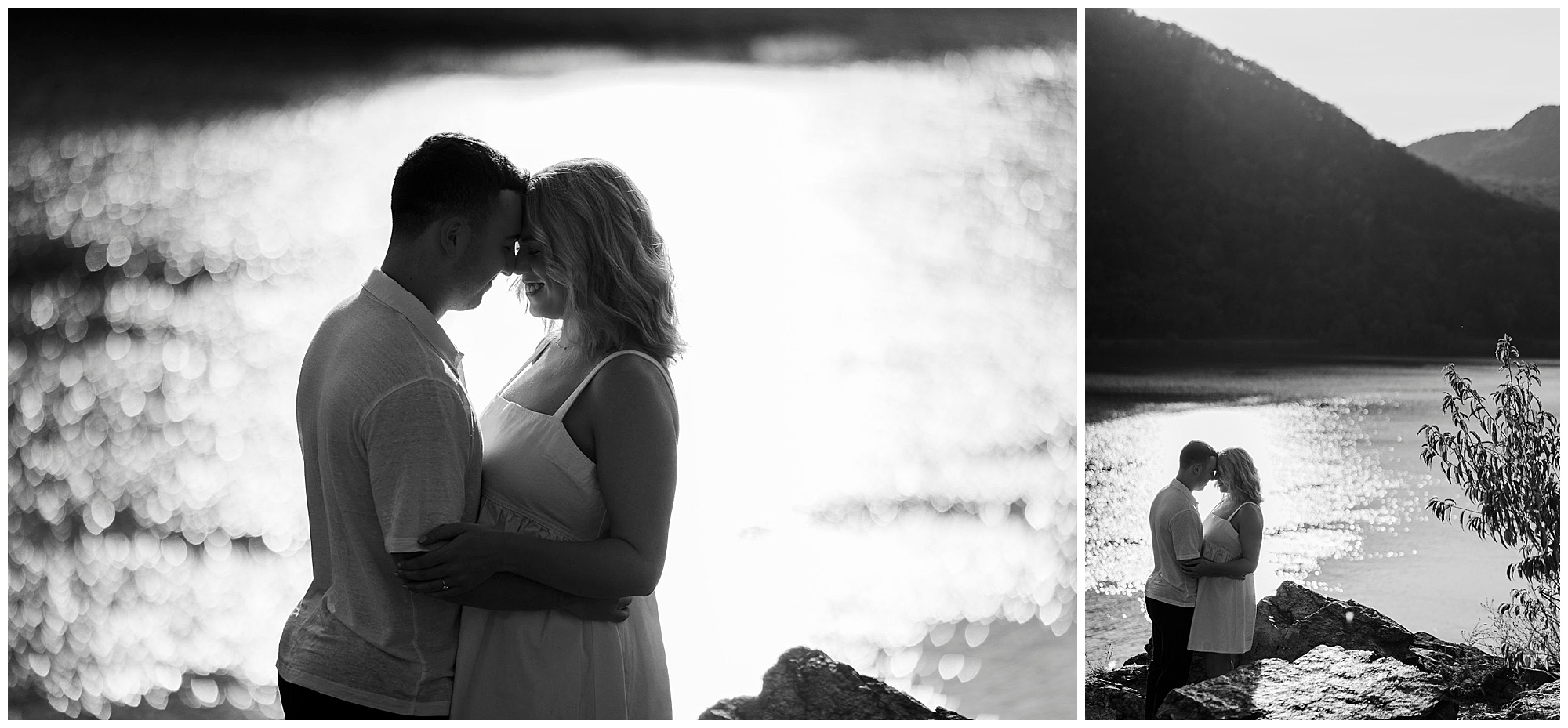 Gorgeous little stony point park engagement photos