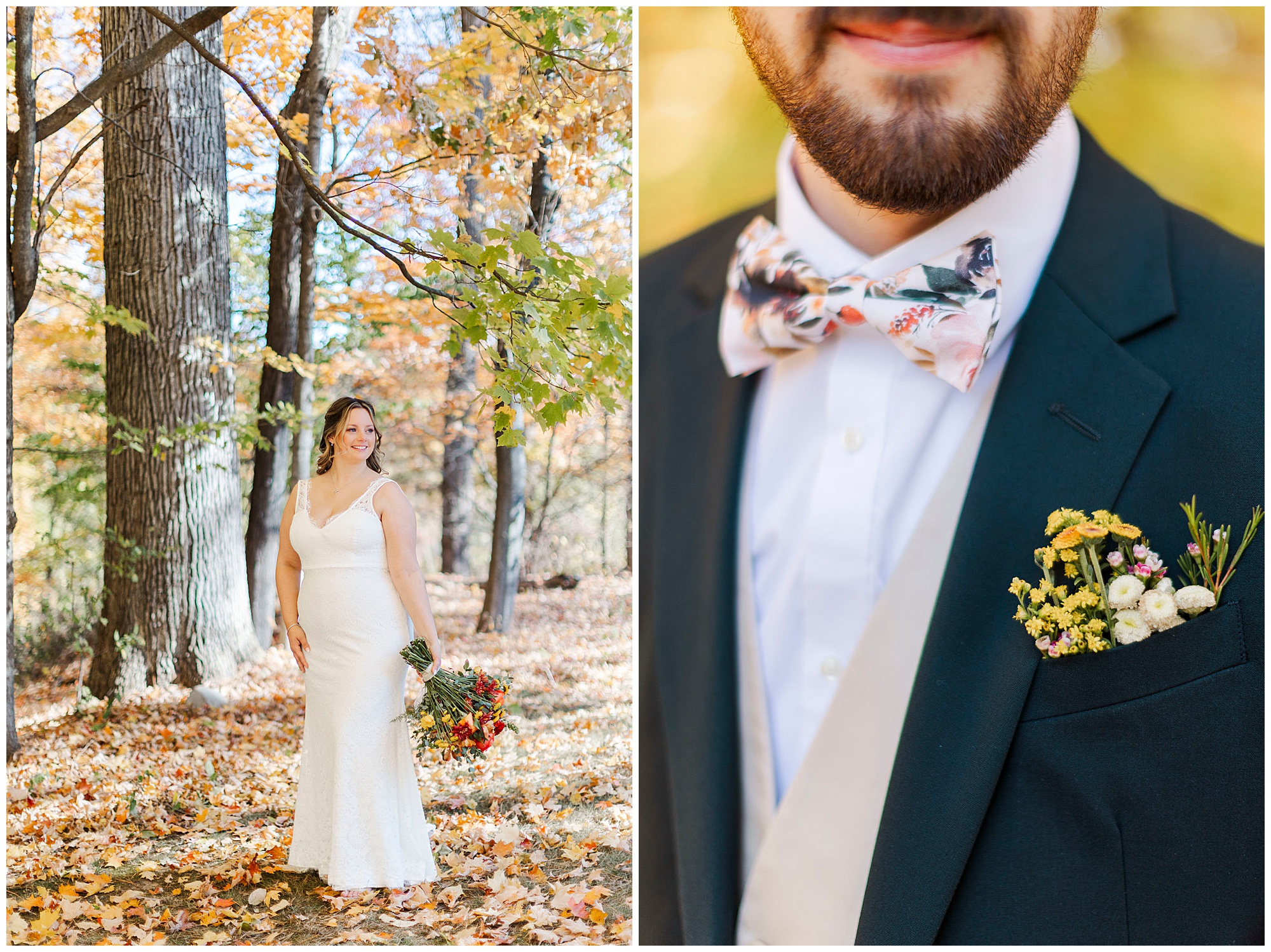 Rustic fall wedding at the hill in hudson, ny