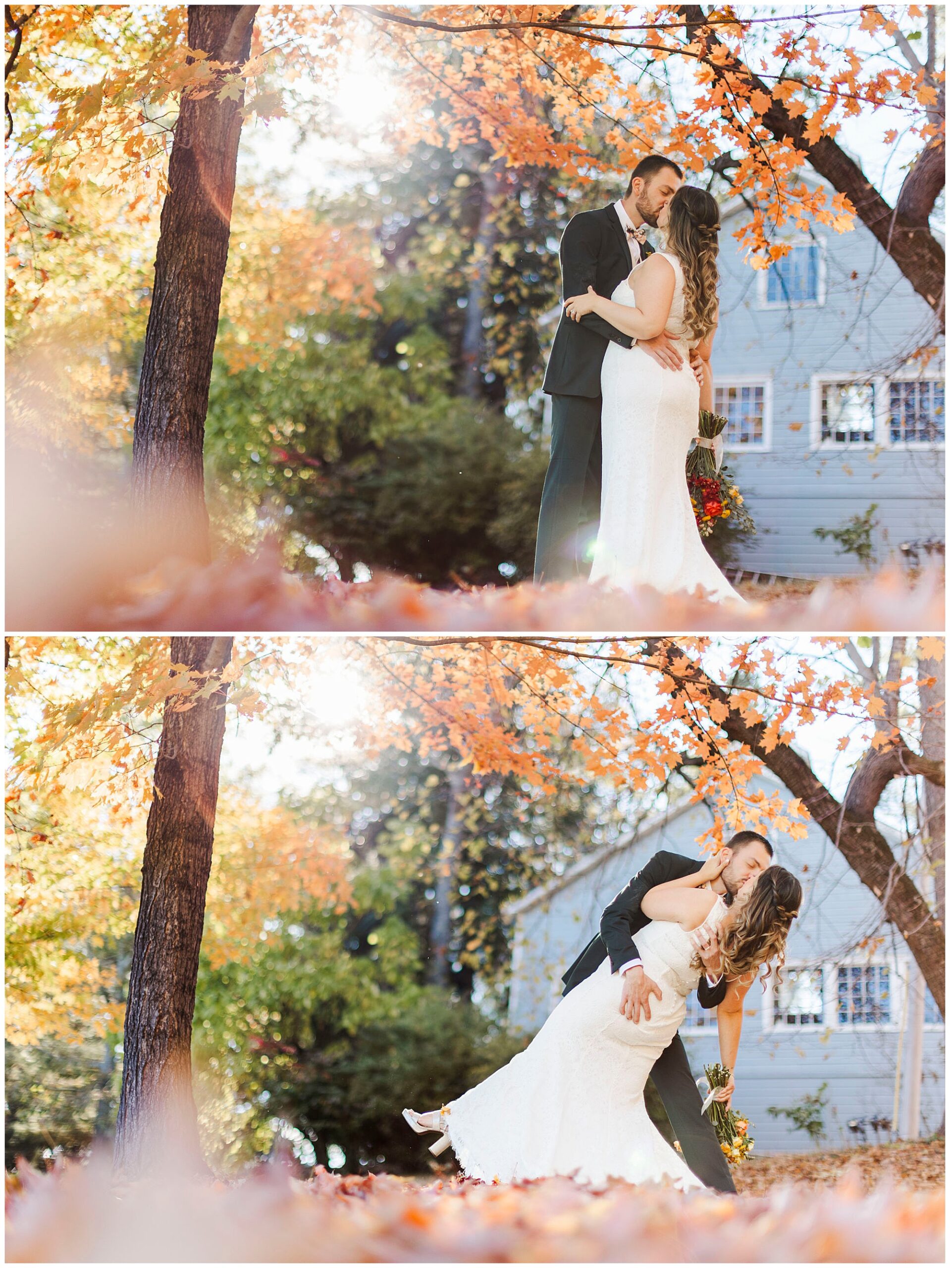 Wonderful fall wedding at the hill in hudson, ny