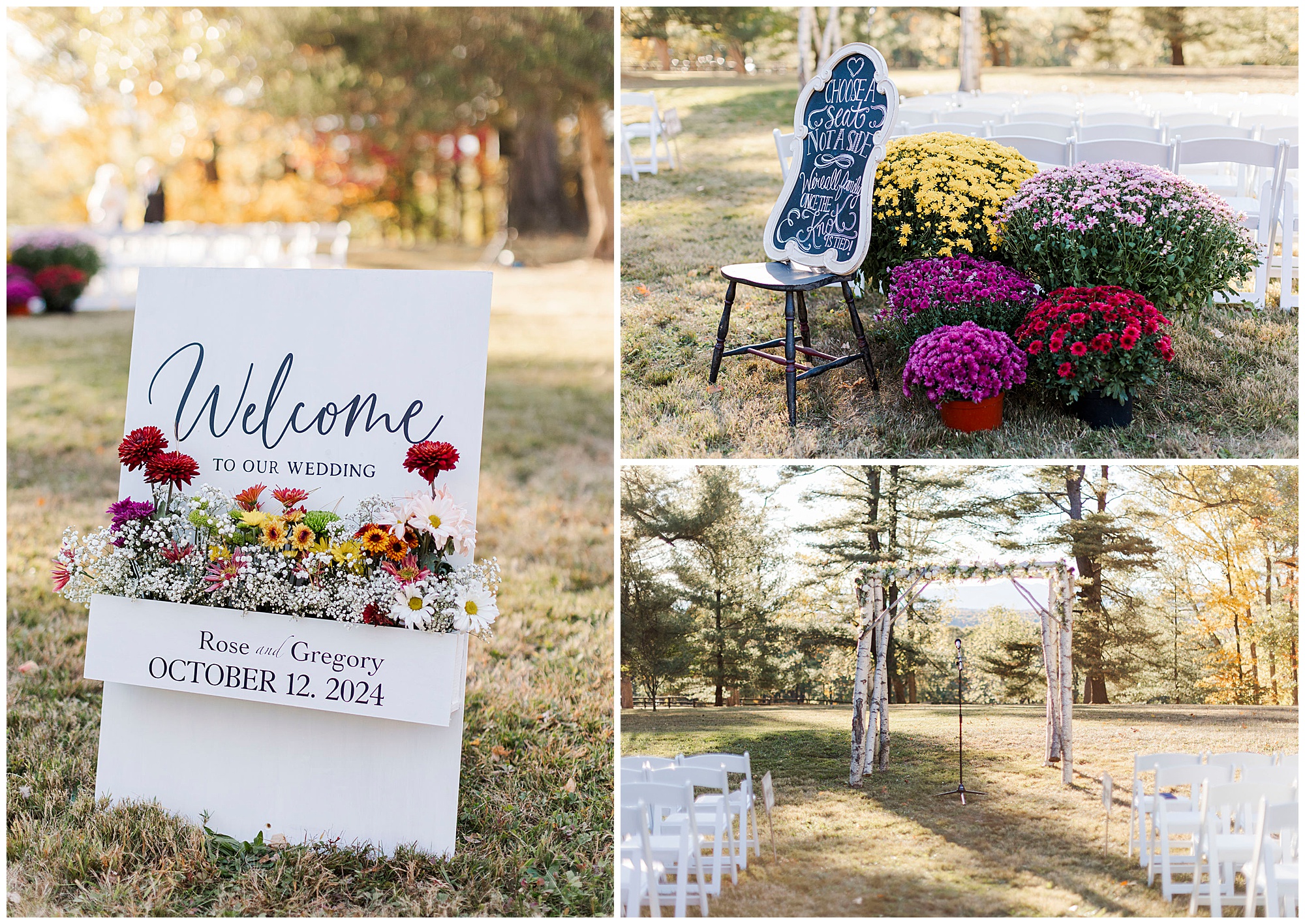 Lovely fall wedding at the hill in hudson, ny