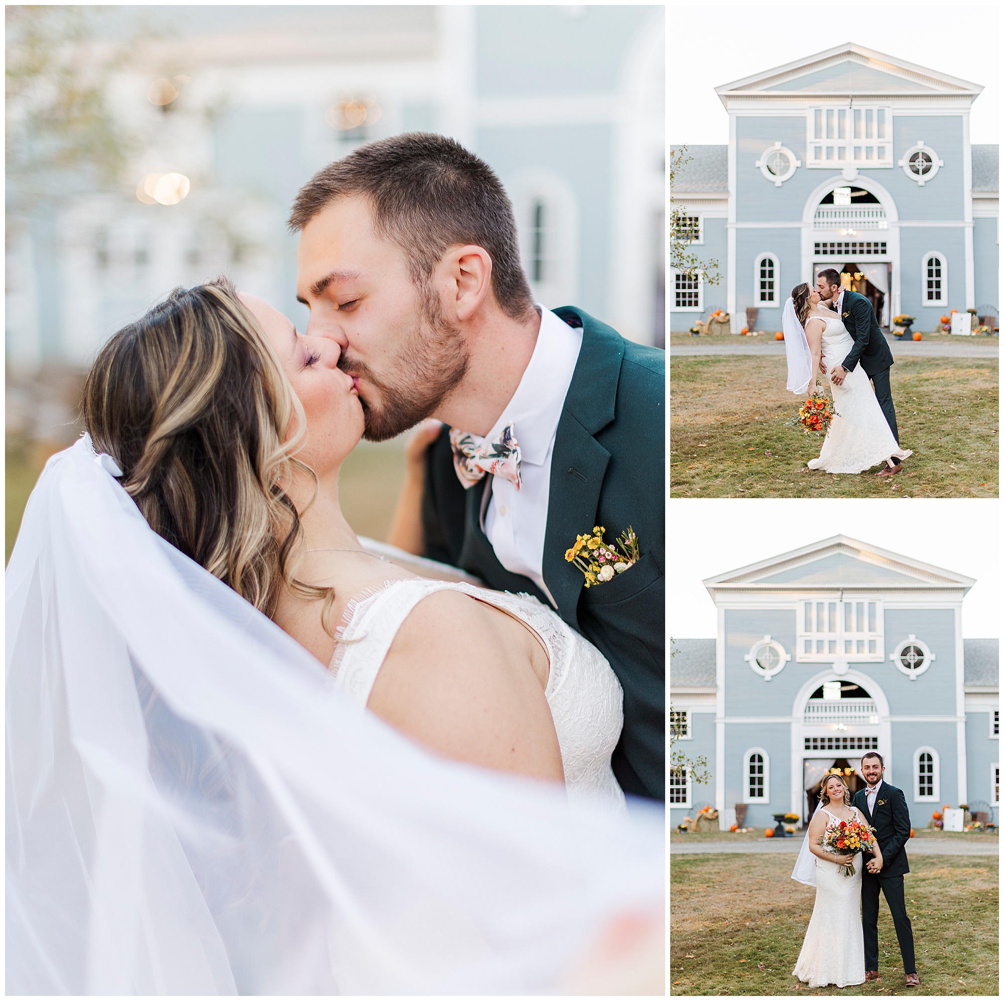 Amazing fall wedding at the hill in hudson, ny