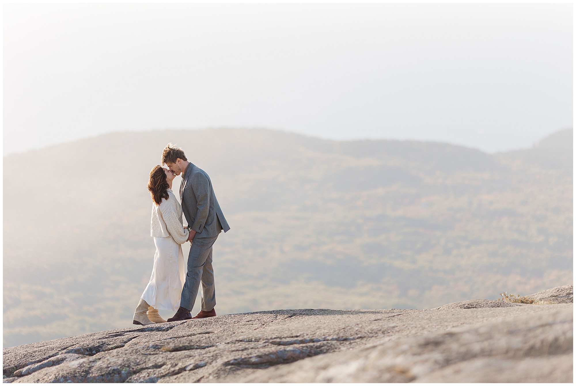 Classic acadia national park elopement