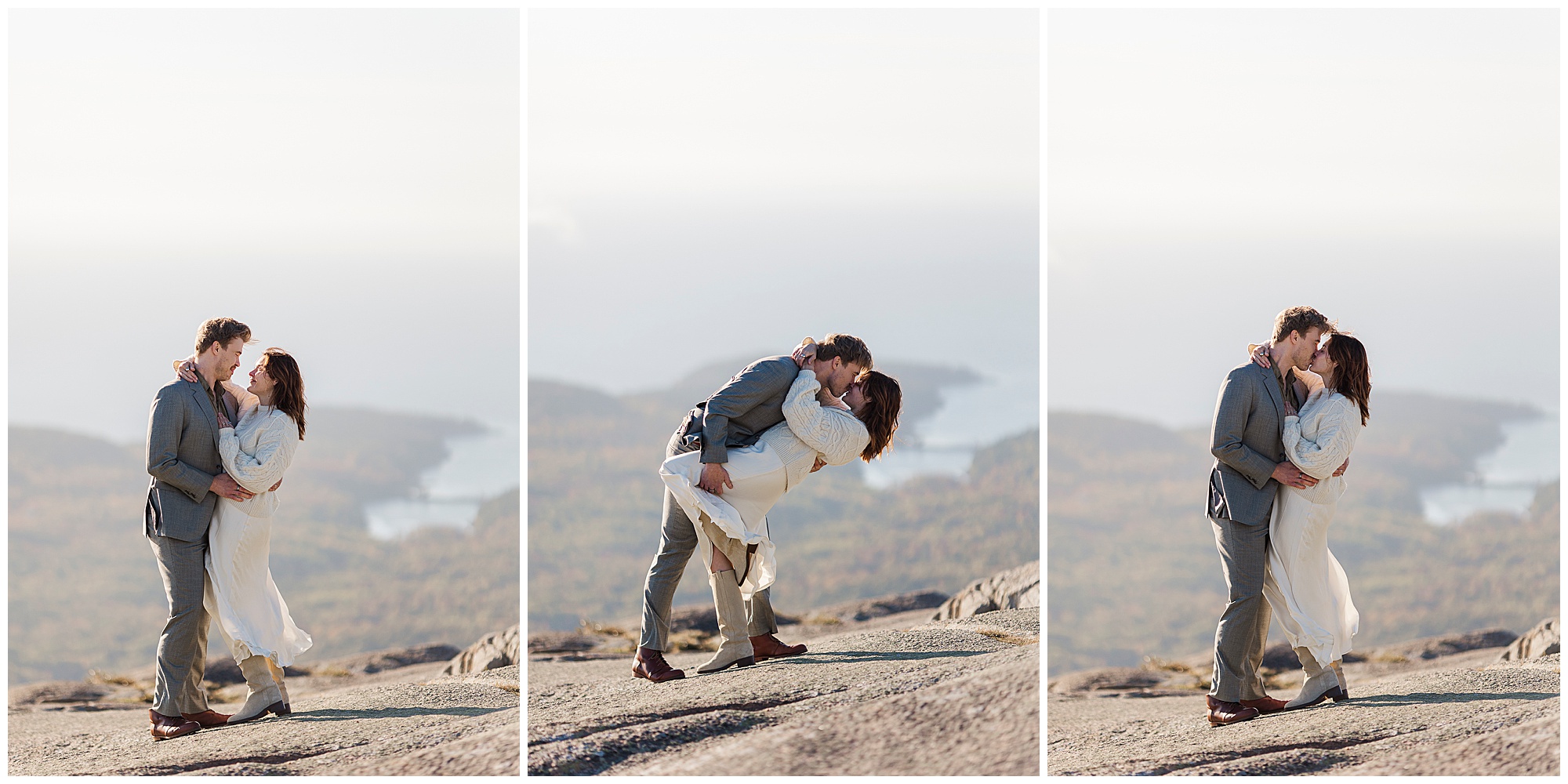 Elegant acadia national park elopement