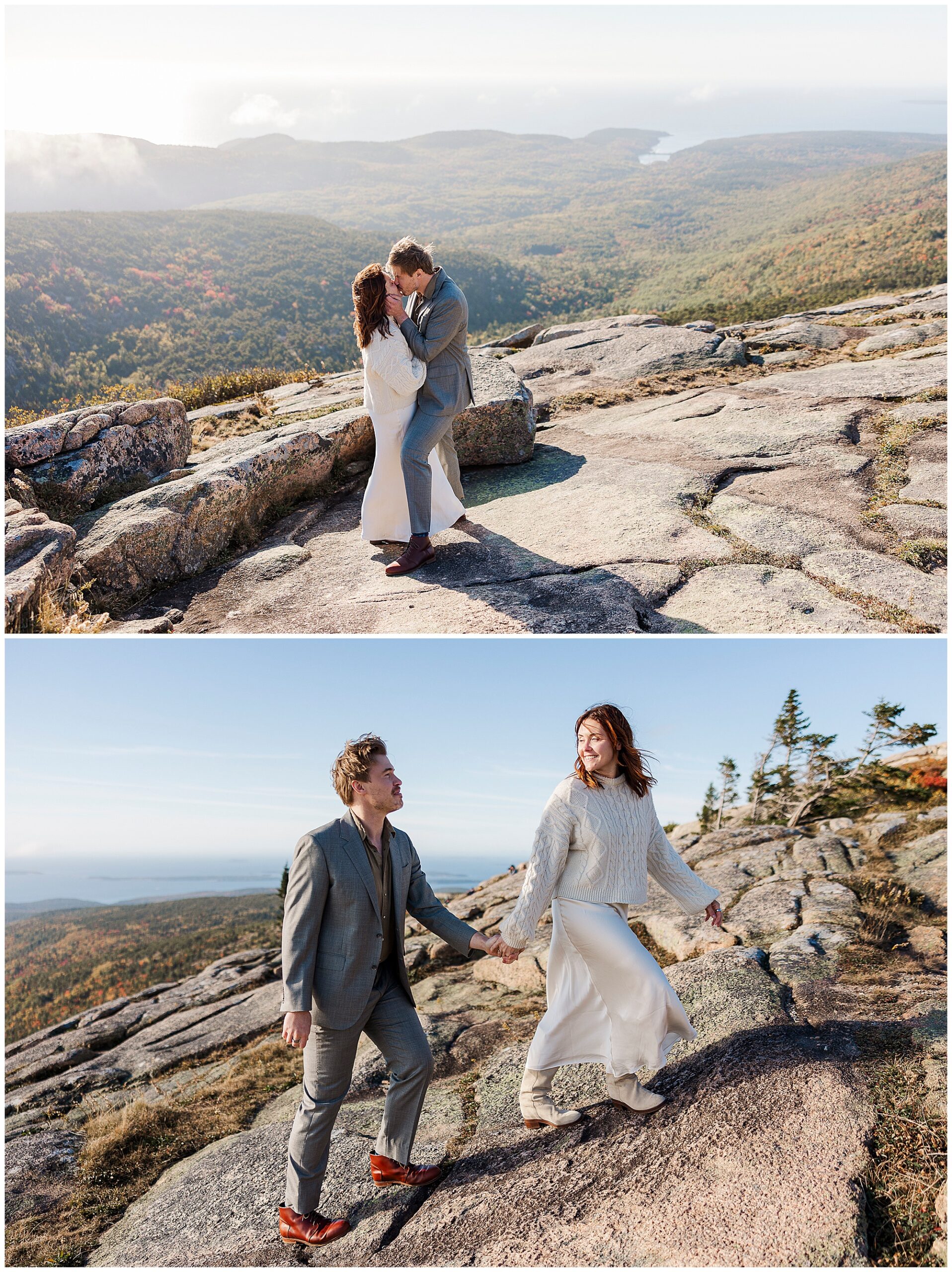 Amazing acadia national park elopement