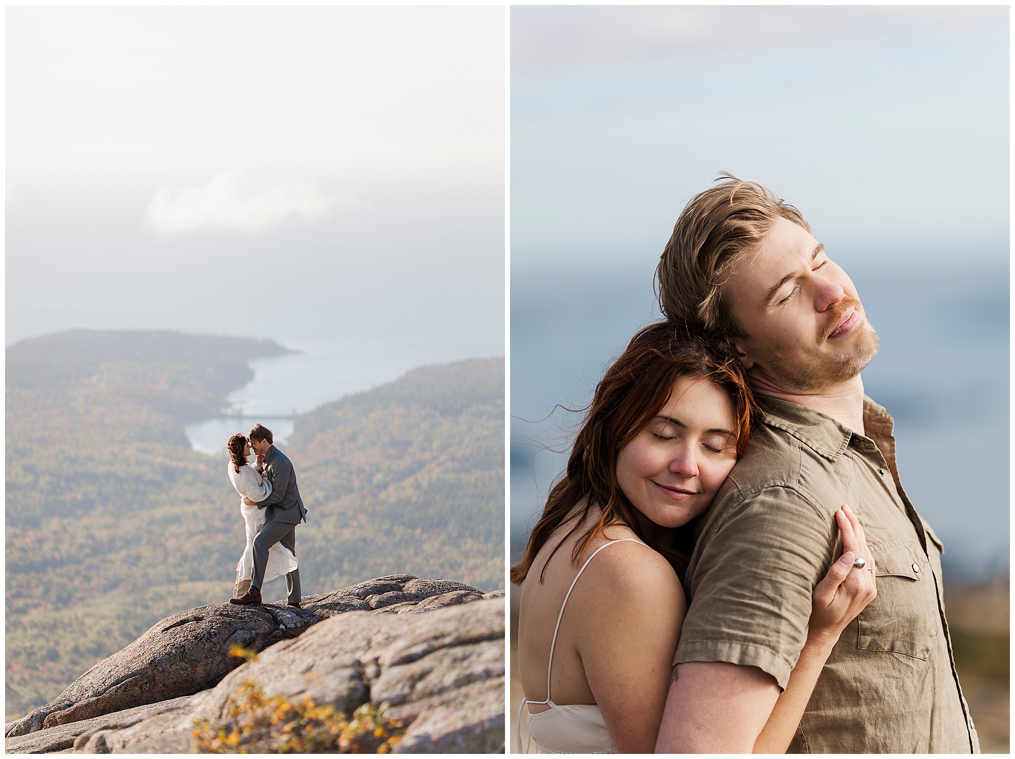 Radiant acadia national park elopement