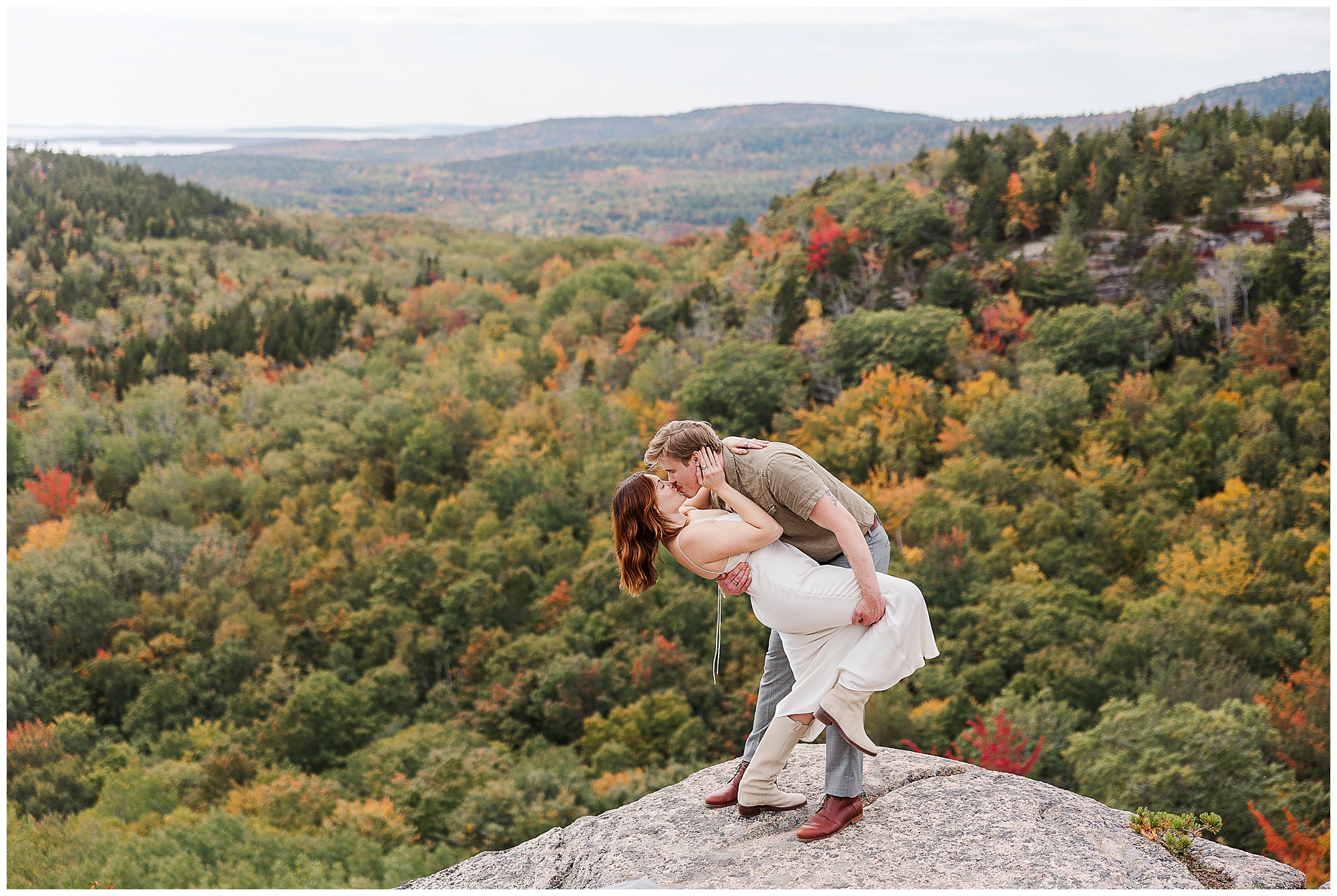 Flawless acadia national park elopement