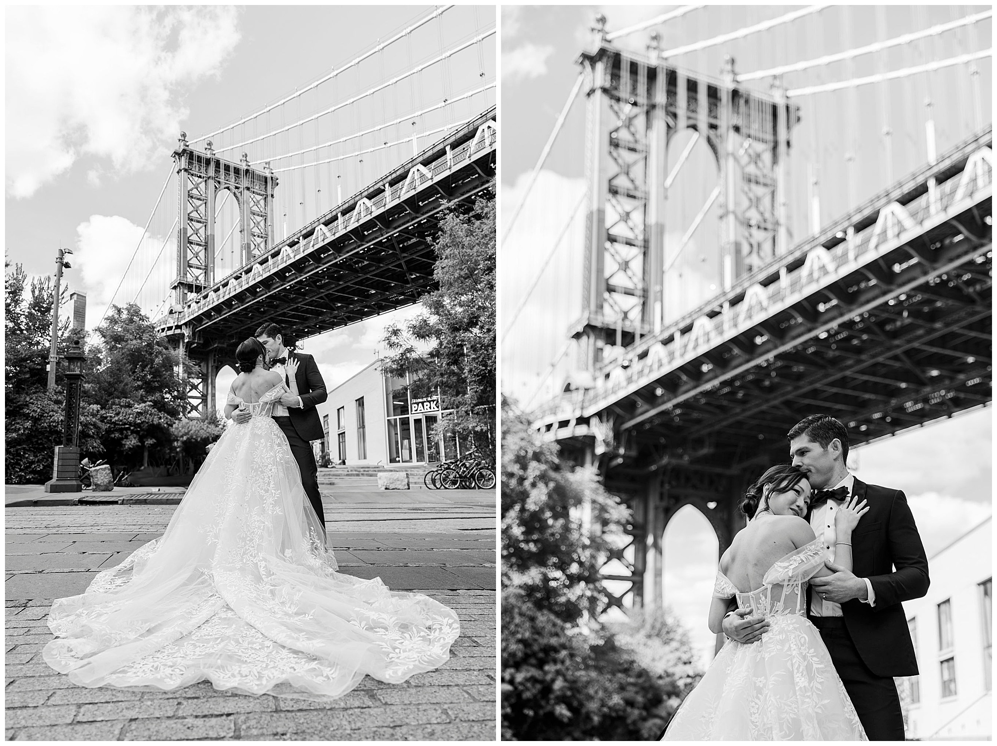 Picturesque river café wedding in brooklyn, ny