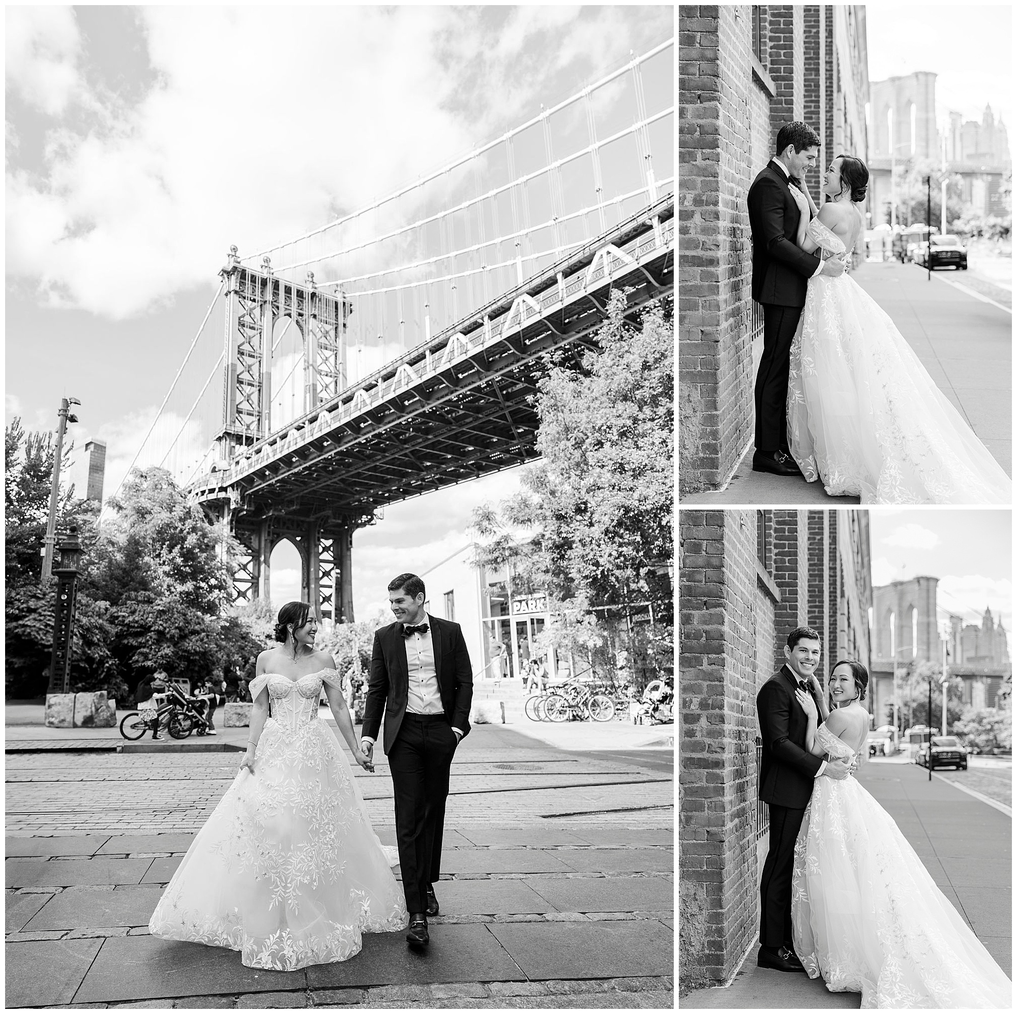 Dreamy river café wedding in brooklyn, ny