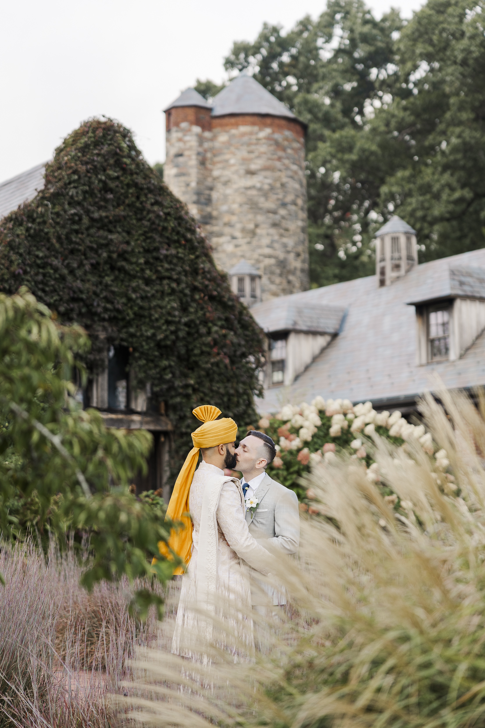 Exciting blue hill at stone barns wedding