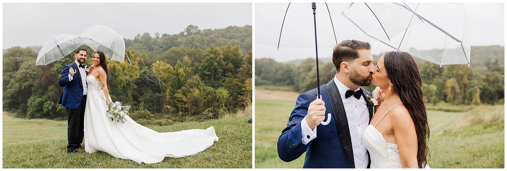 Playful wedding at the garrison in autumn