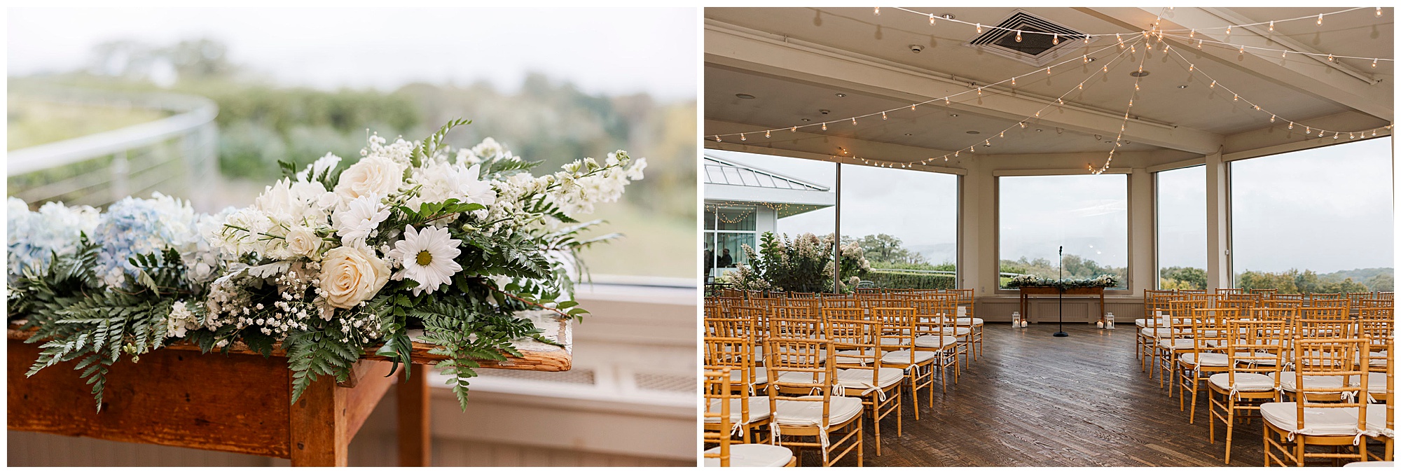 Bright wedding at the garrison in autumn