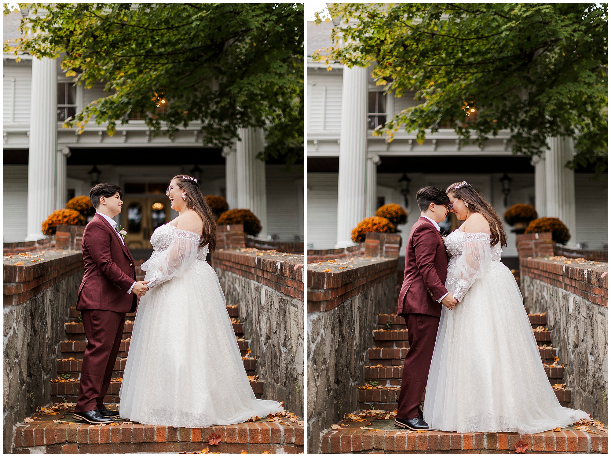 Timeless FEAST at Round Hill wedding in fall