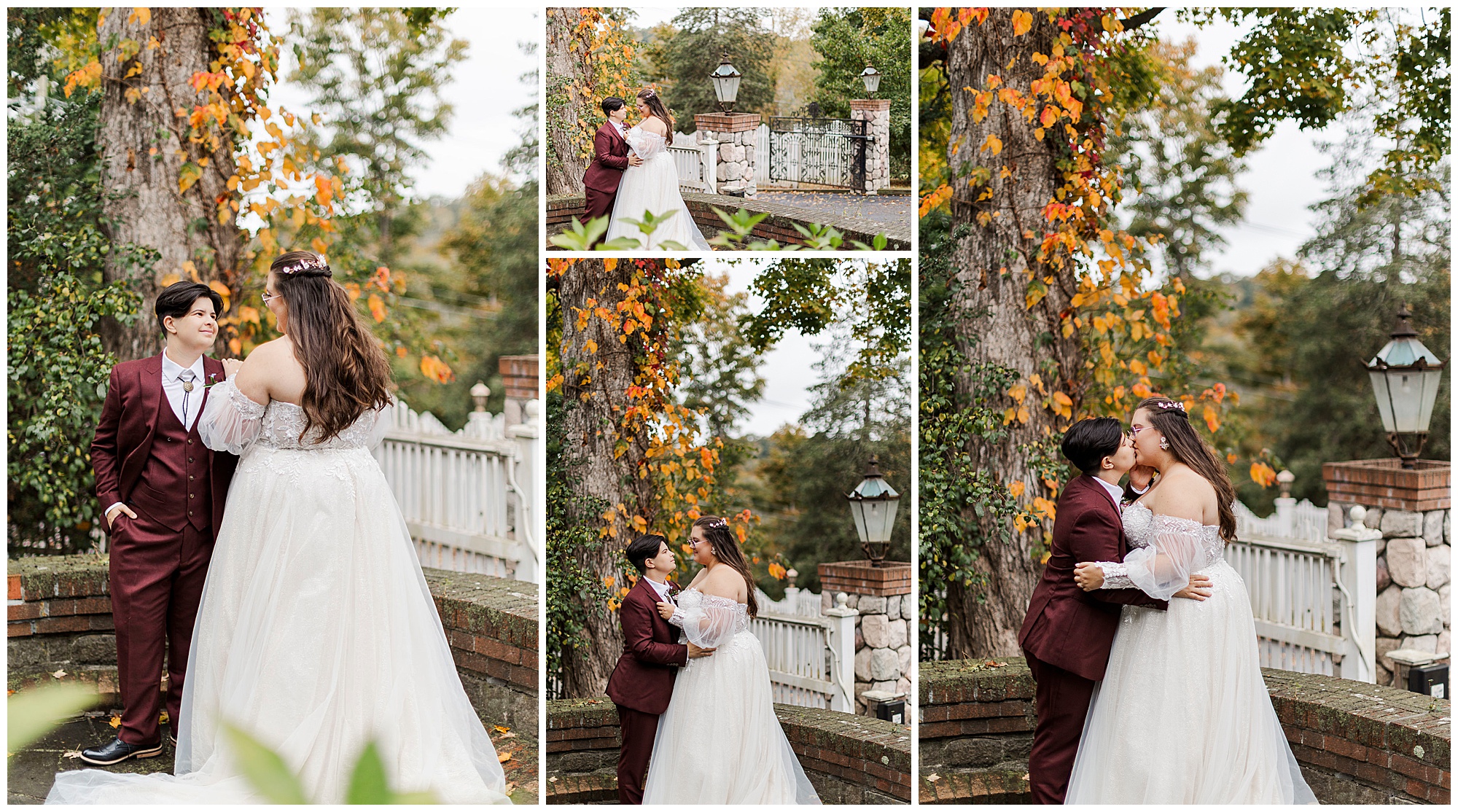 Lovely FEAST at Round Hill wedding in fall