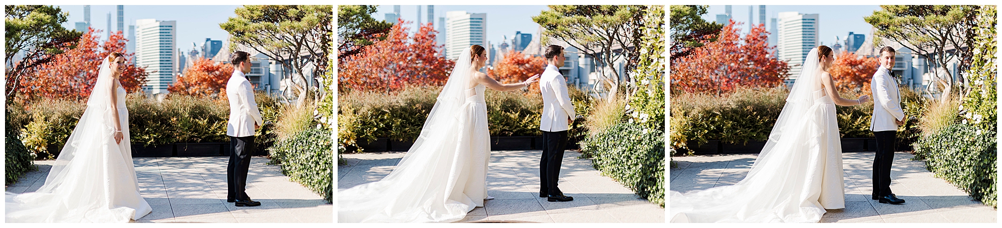 Scenic foundry wedding in the fall