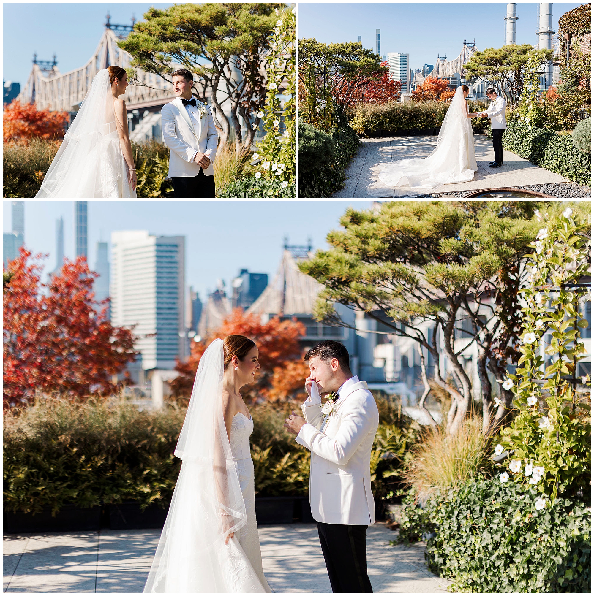 Trendy foundry wedding in the fall