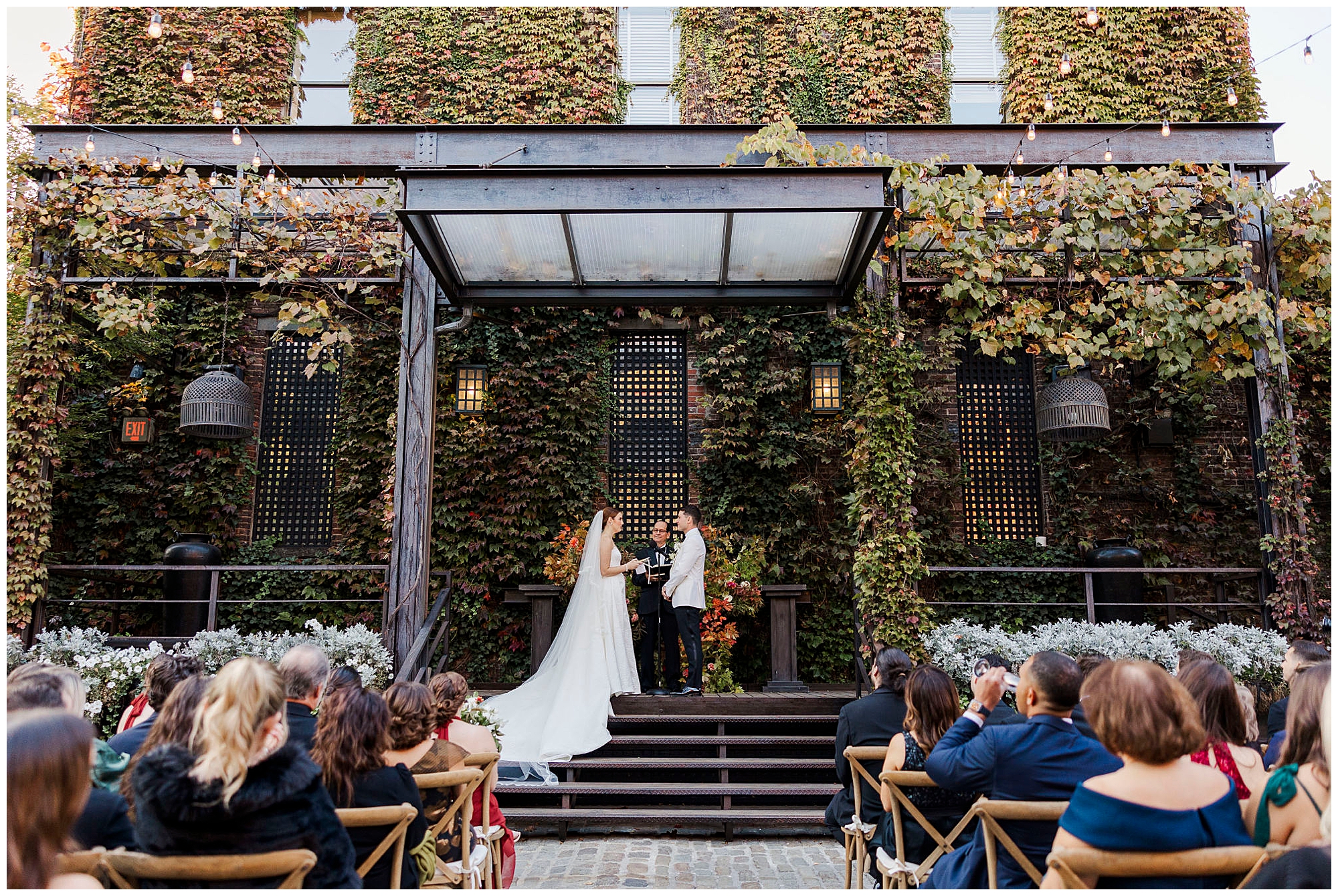 Awesome foundry wedding in the fall