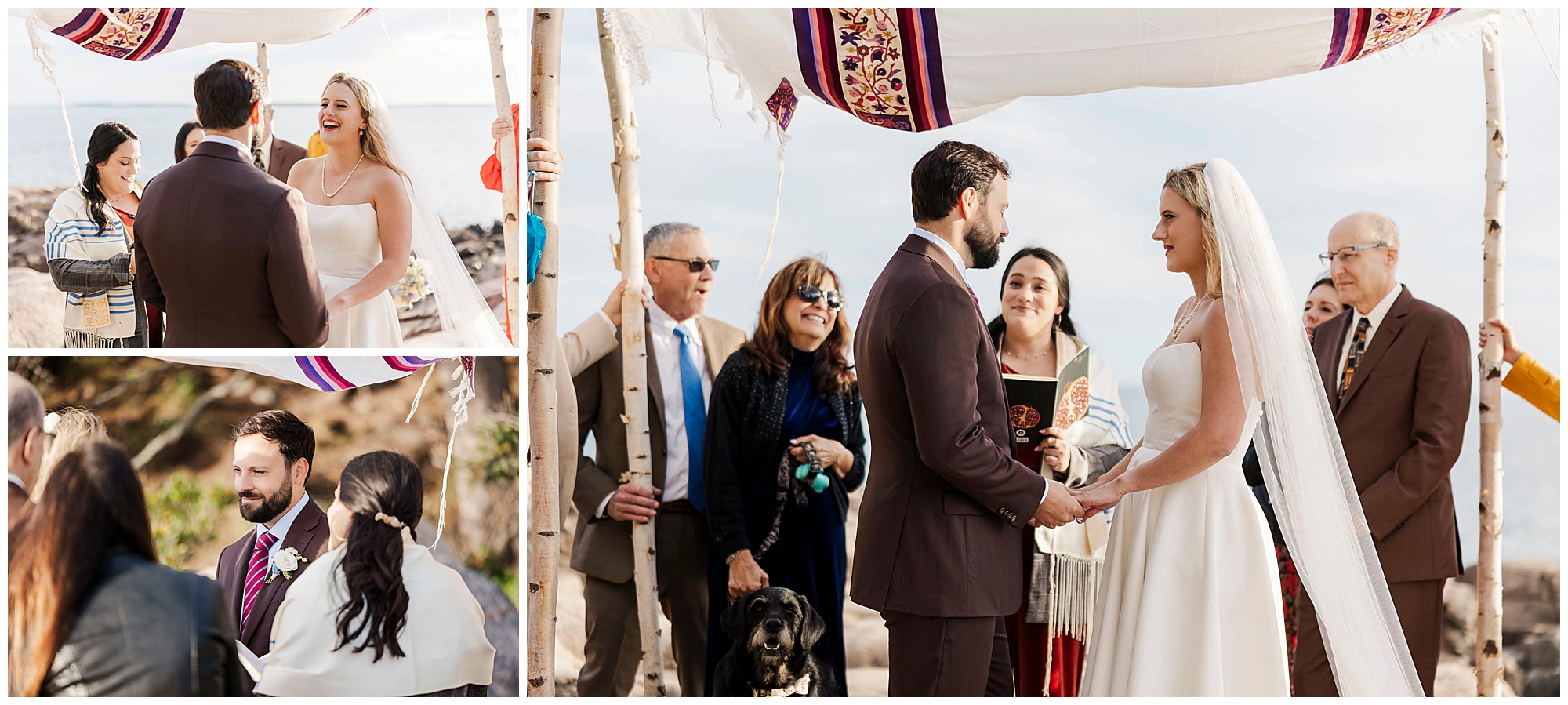 Flawless otter point overlook elopement