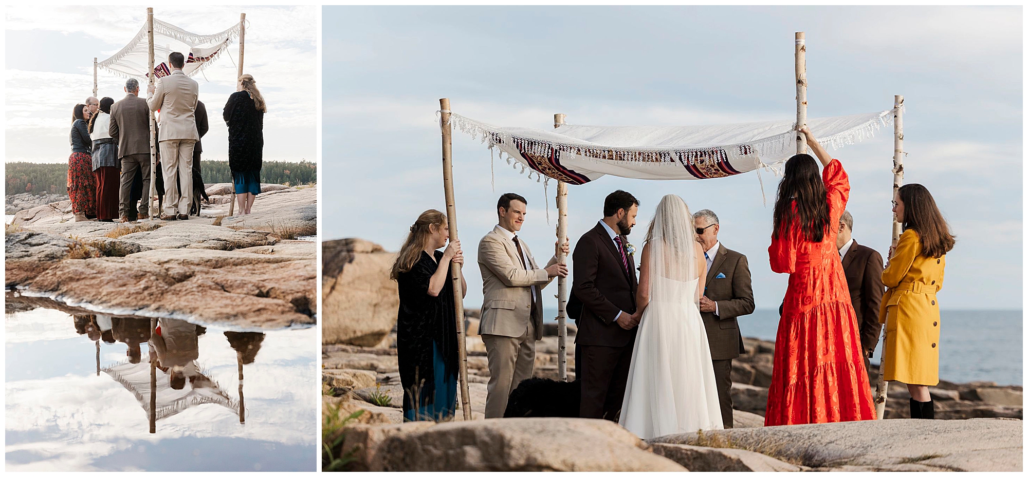 Magical otter point overlook elopement