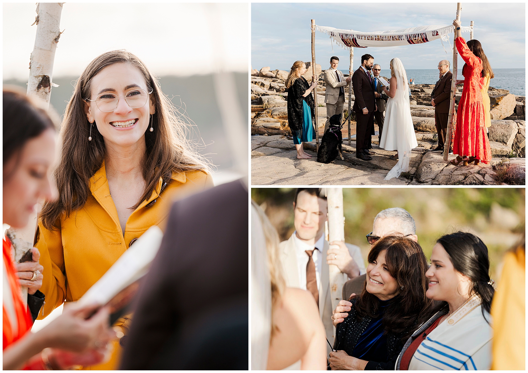 Awesome otter point overlook elopement