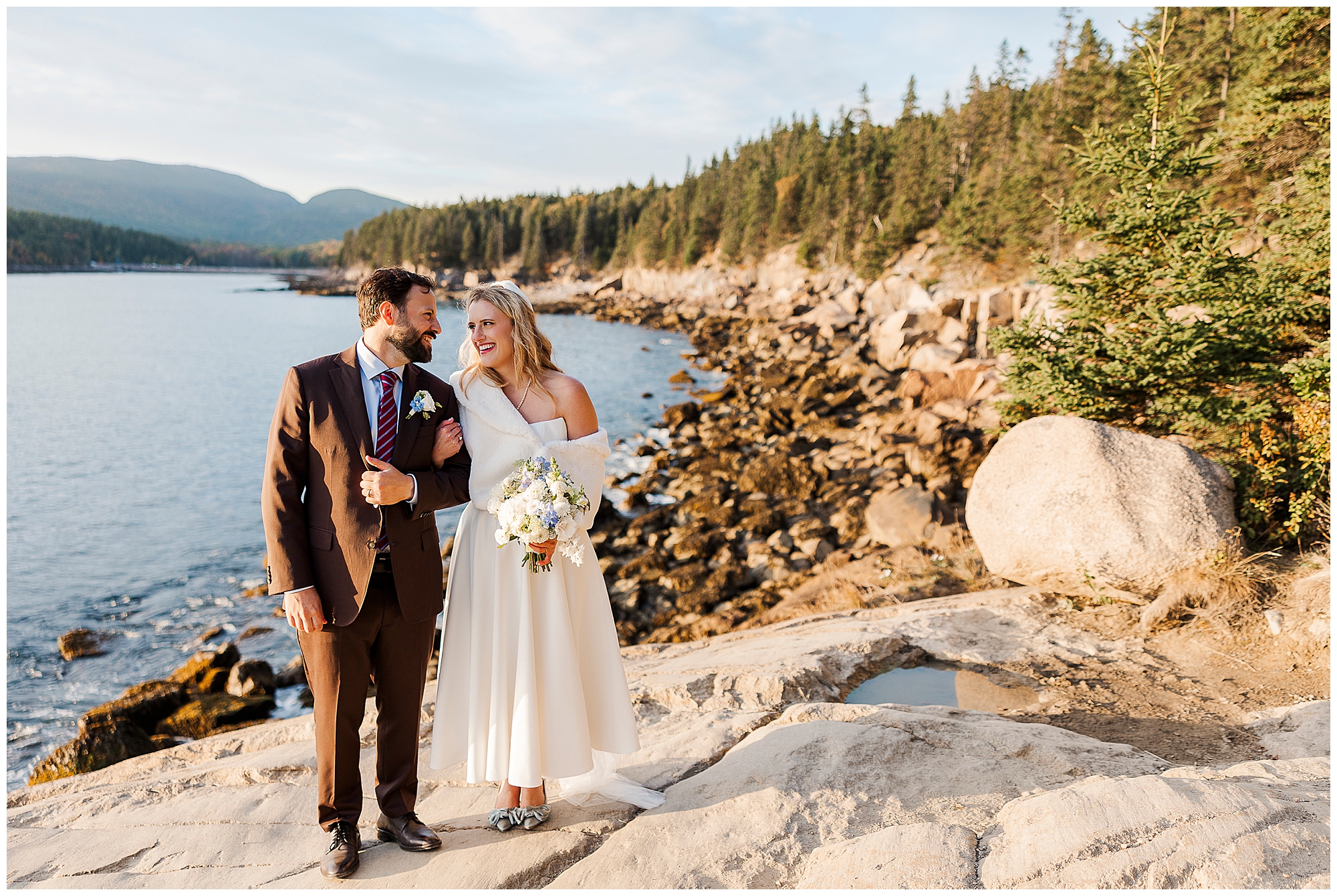 Terrific otter point overlook elopement