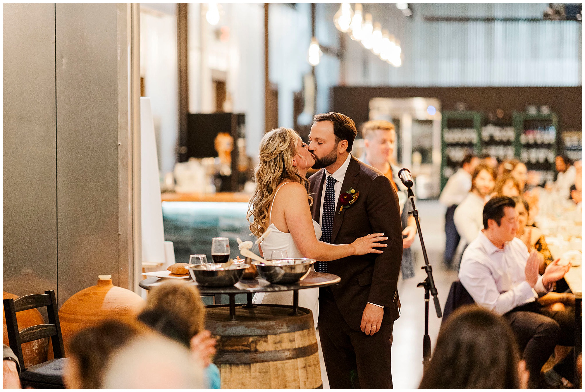 Picturesque wedding at allagash brewing company in portland