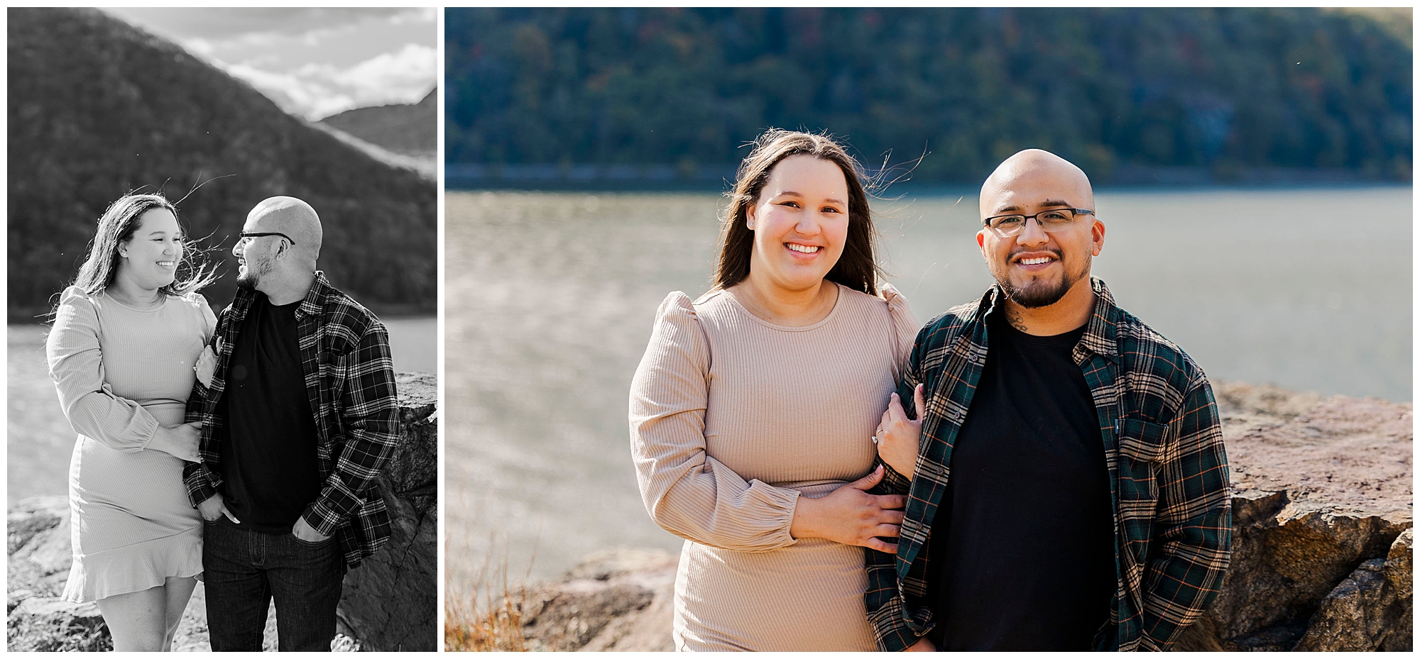 Charming hudson highlands engagement photos