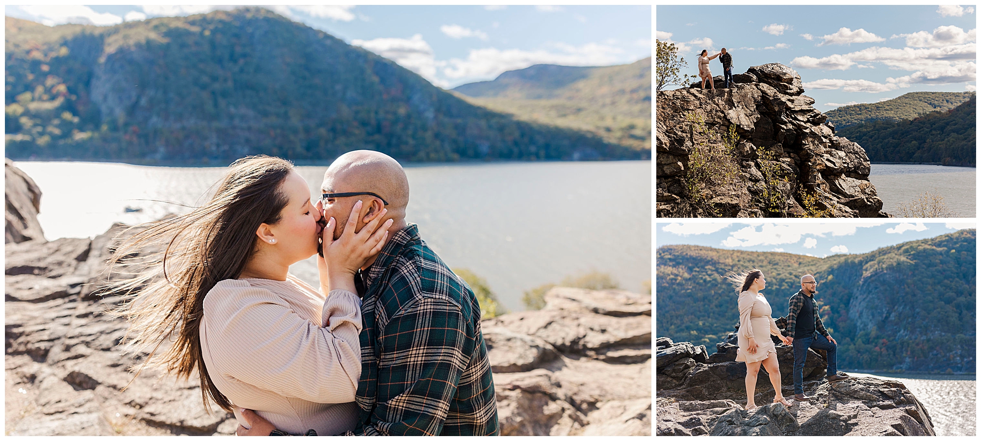 Iconic hudson highlands engagement photos