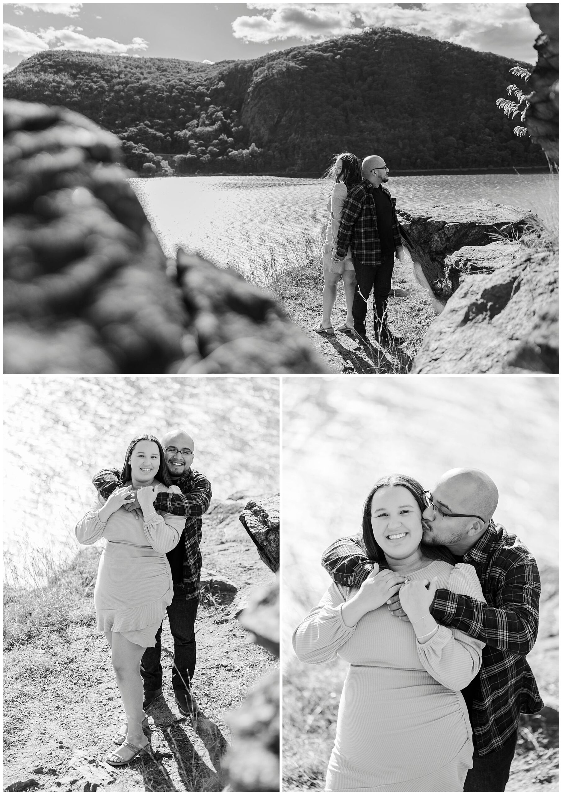 Stunning hudson highlands engagement photos