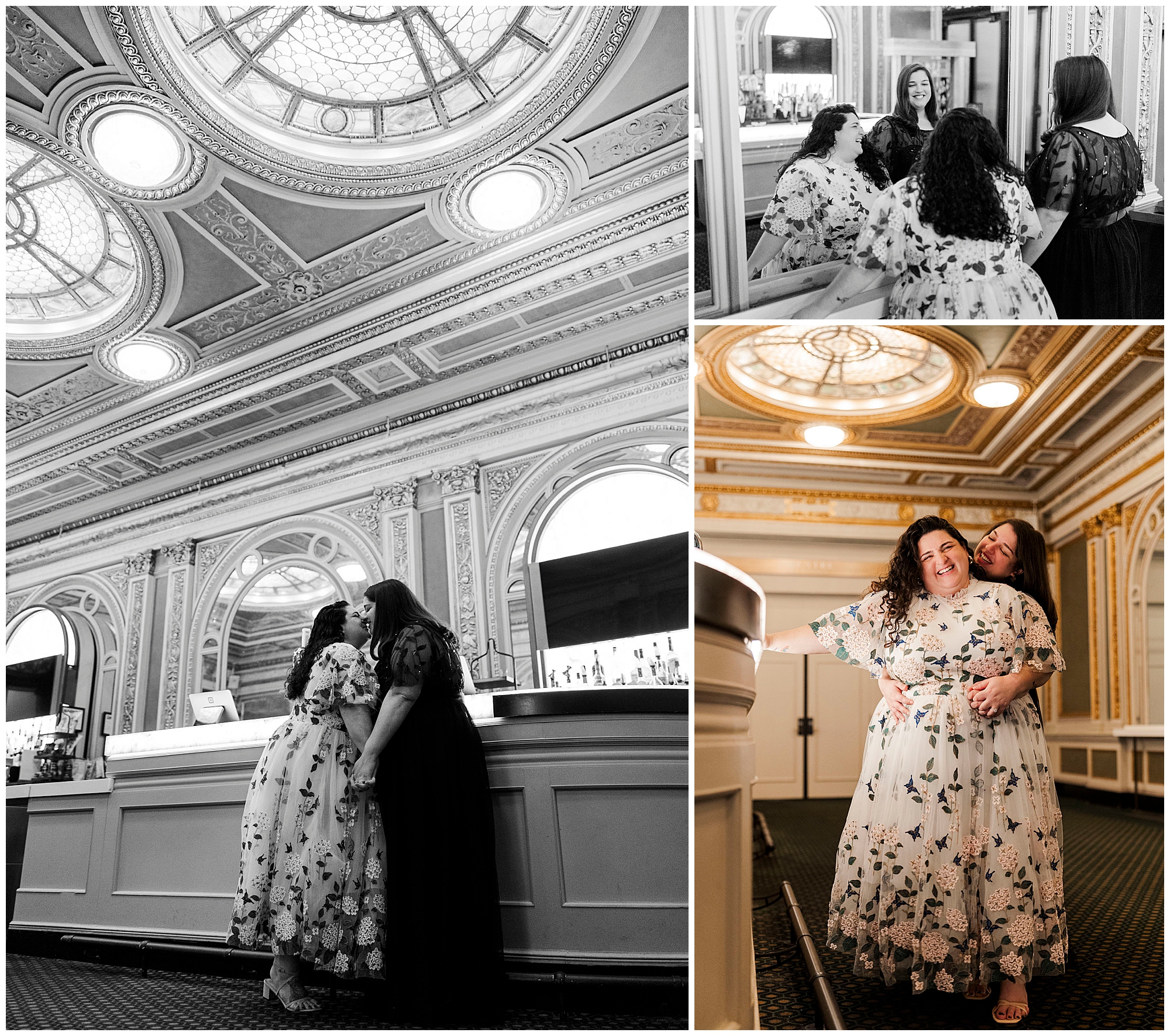 Show-Stopping hudson theatre engagement session