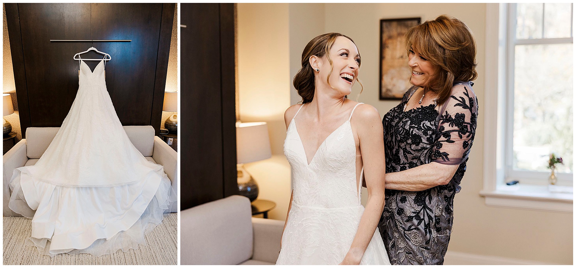 Colorful fall wedding at abbey inn & spa