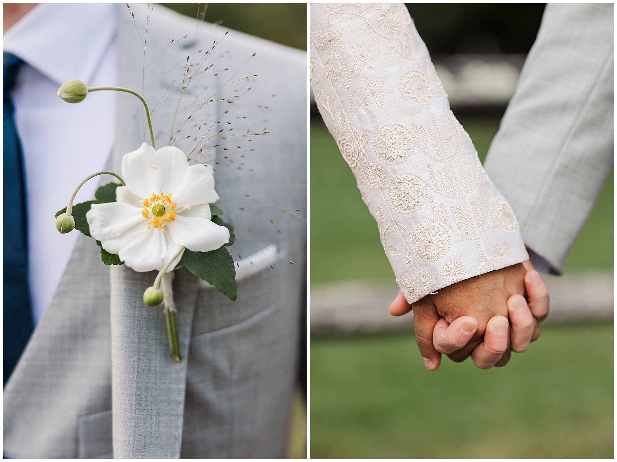 Lively blue hill at stone barns wedding