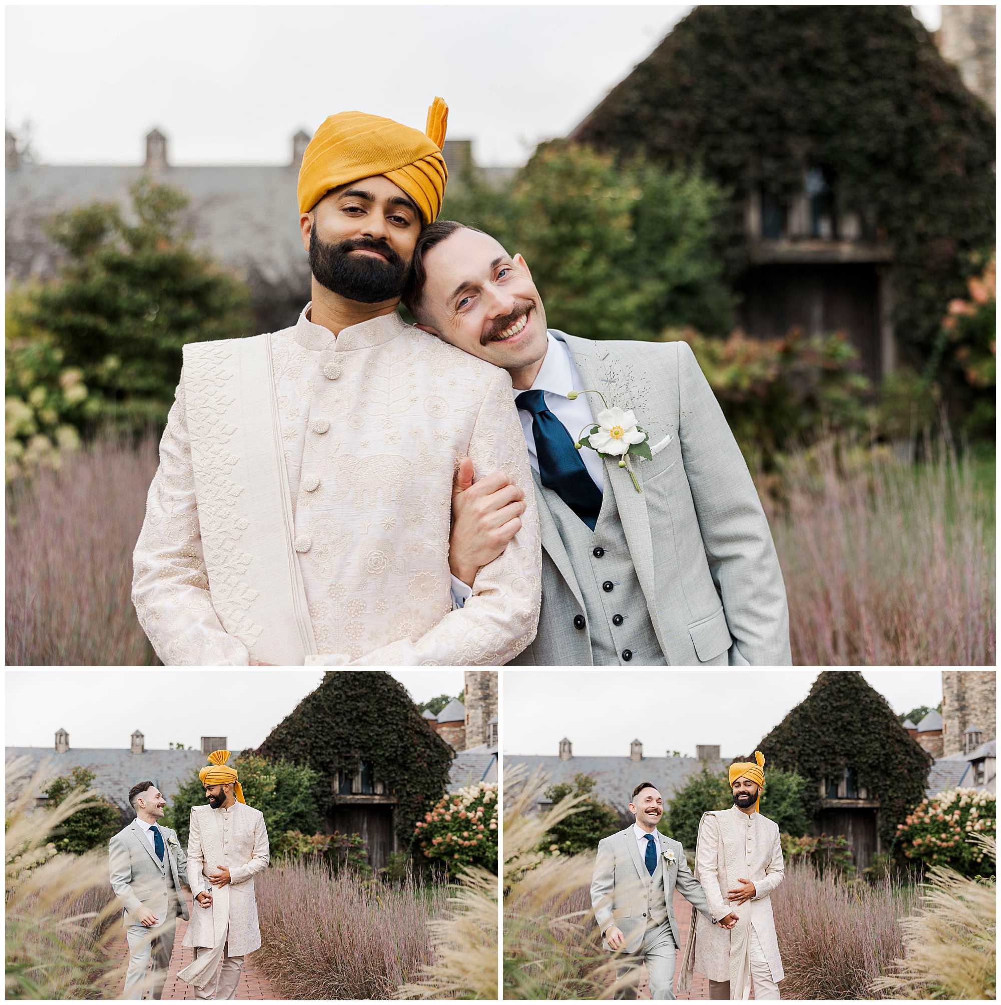 Sweet blue hill at stone barns wedding