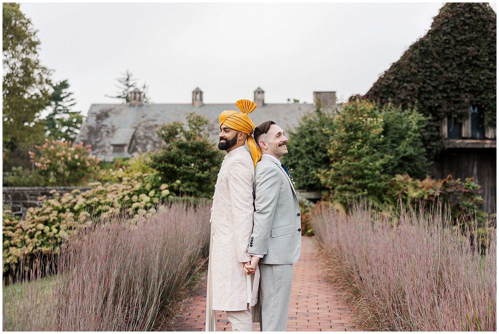 Lovely blue hill at stone barns wedding