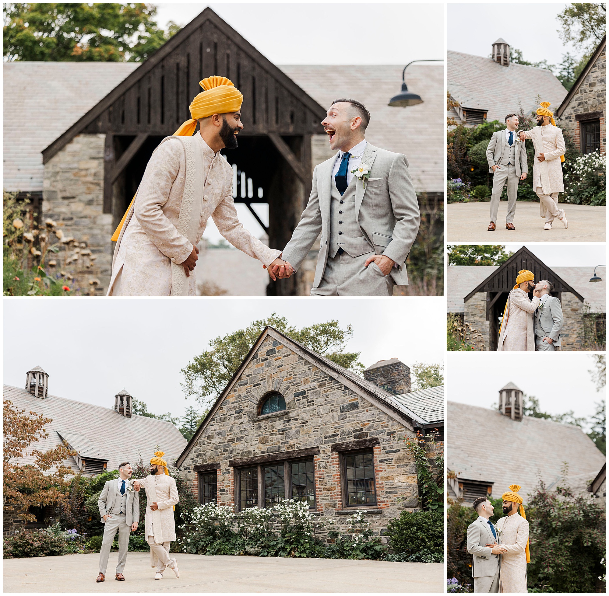 Iconic blue hill at stone barns wedding