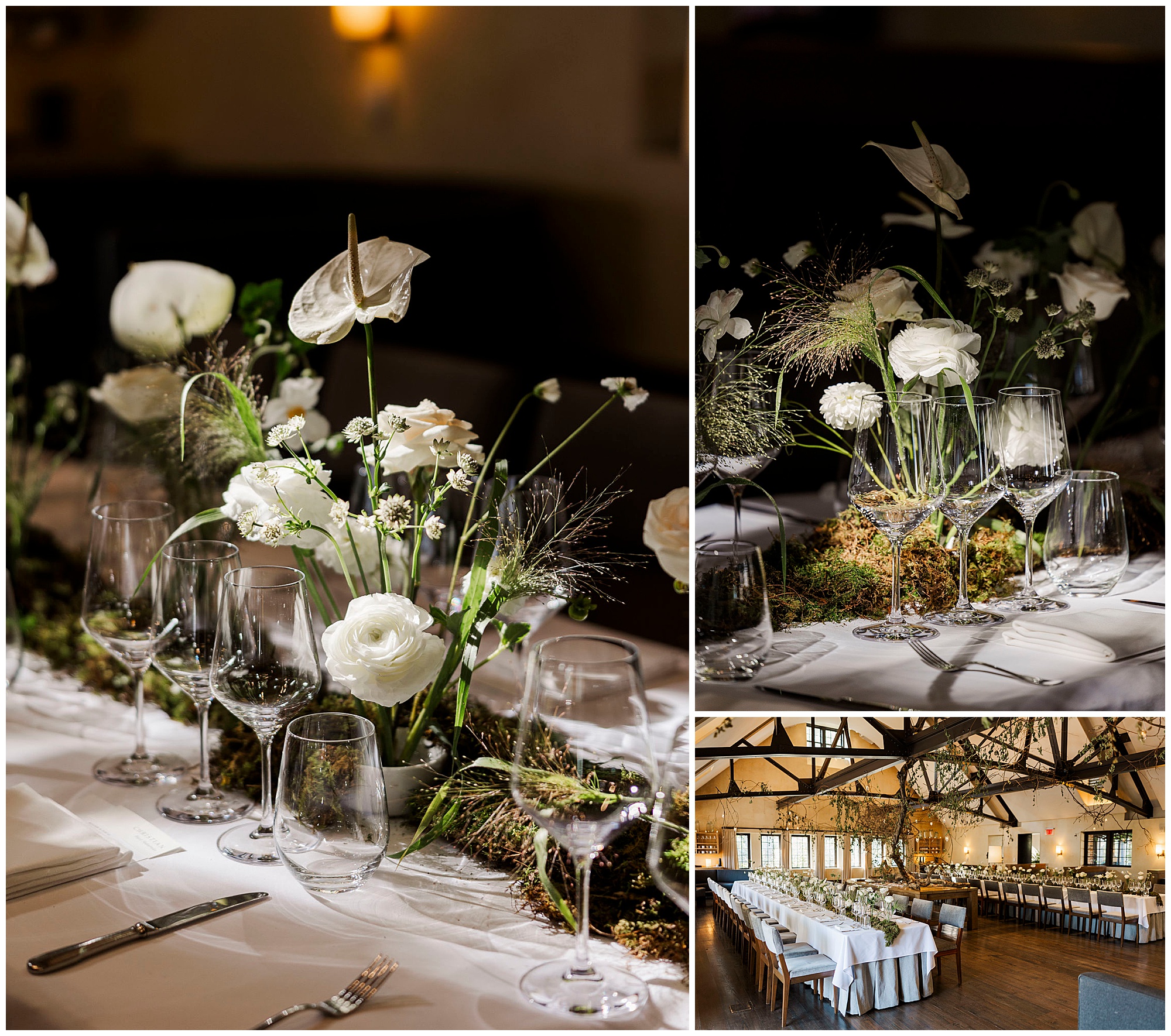 Charming blue hill at stone barns wedding