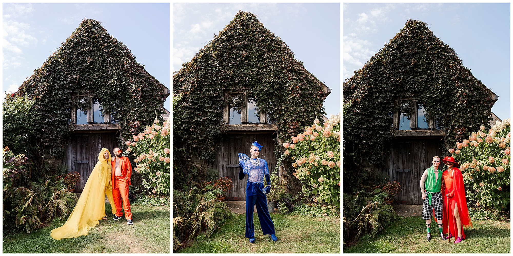 Terrific blue hill at stone barns wedding