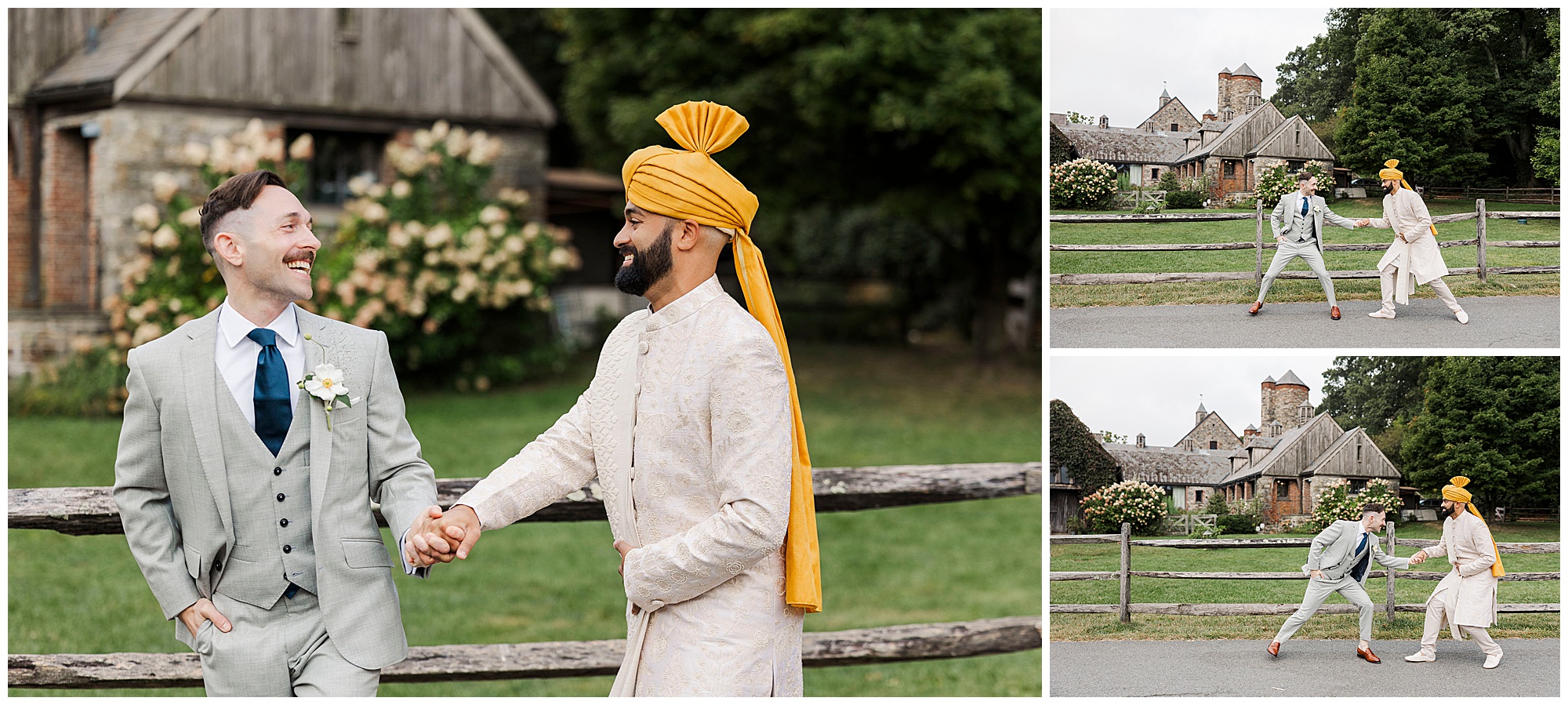 Jaw-Dropping blue hill at stone barns wedding