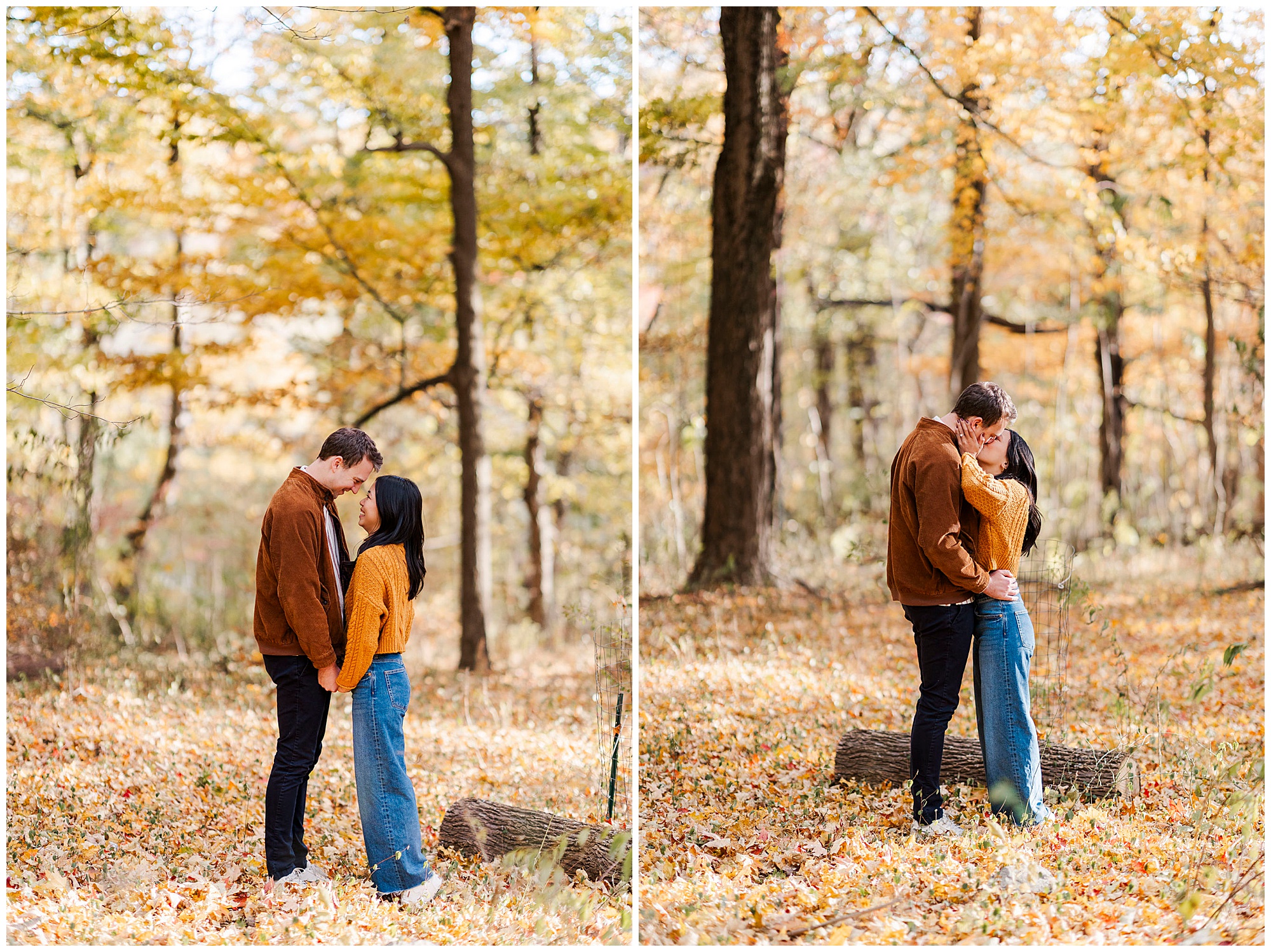 Darling rockefeller state park engagement session