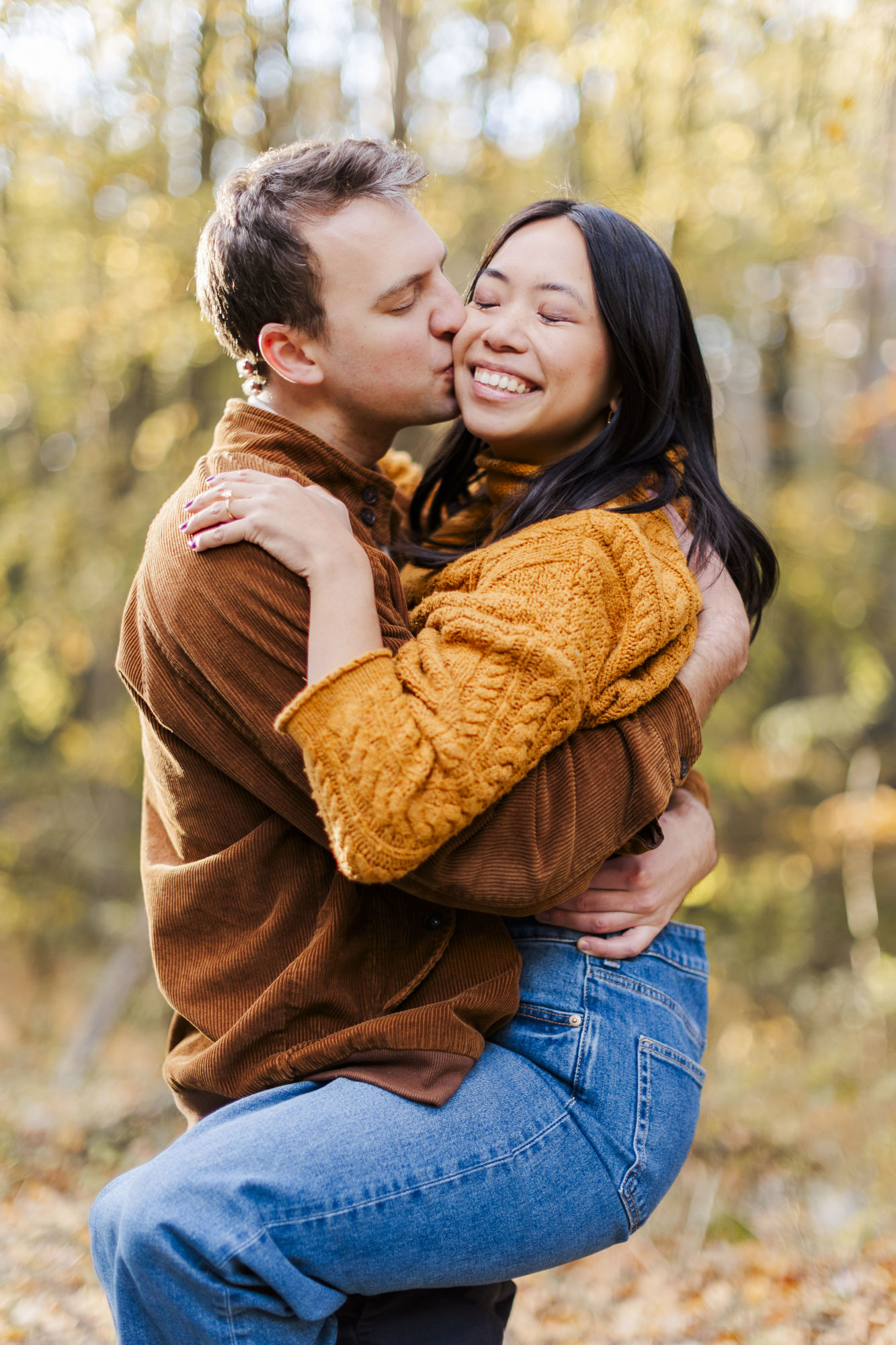 Personal rockefeller state park engagement session