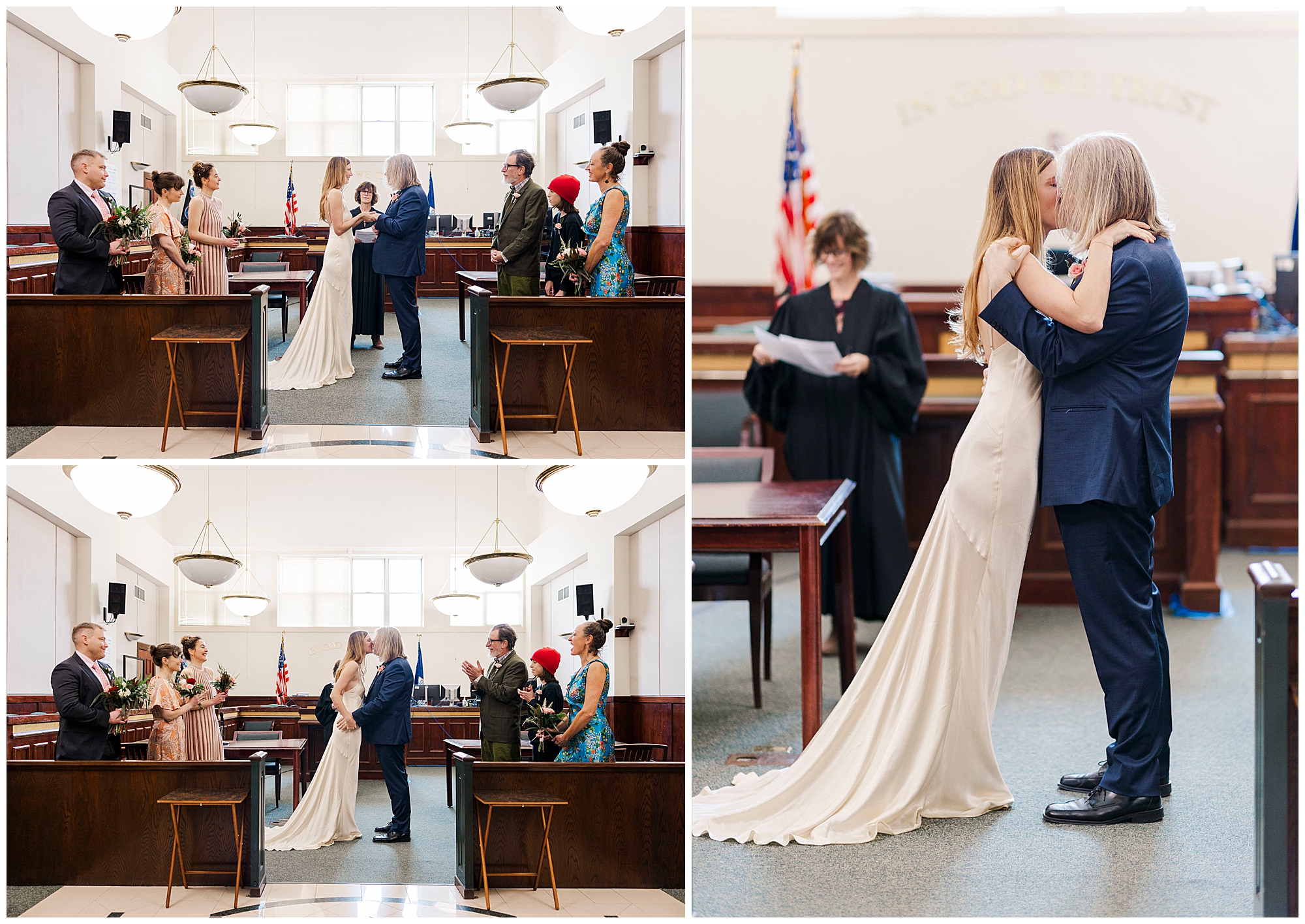 Classic beacon courthouse elopement