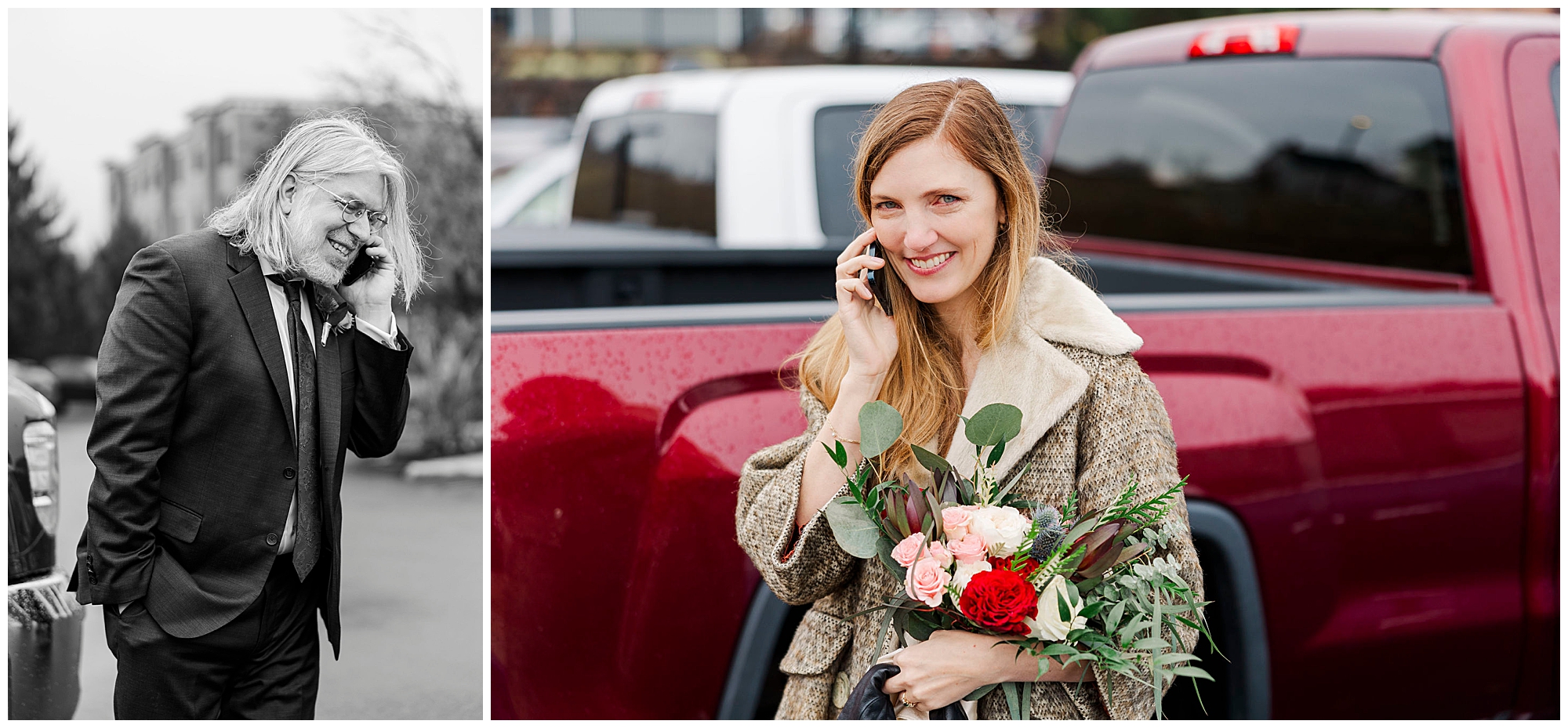 Cheerful beacon courthouse elopement