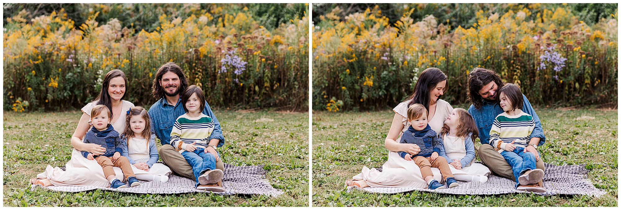 Cheerful hudson valley family photography